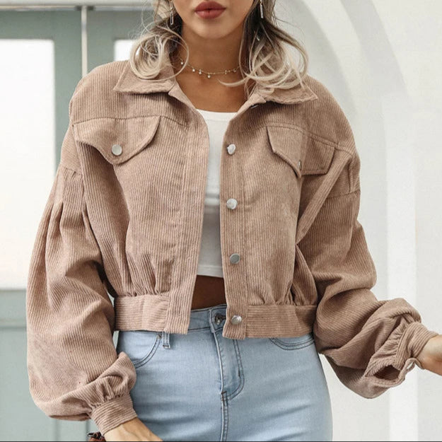 Studio Harvyn | Women - Short Corduroy Jacket - Stylish & Versatile