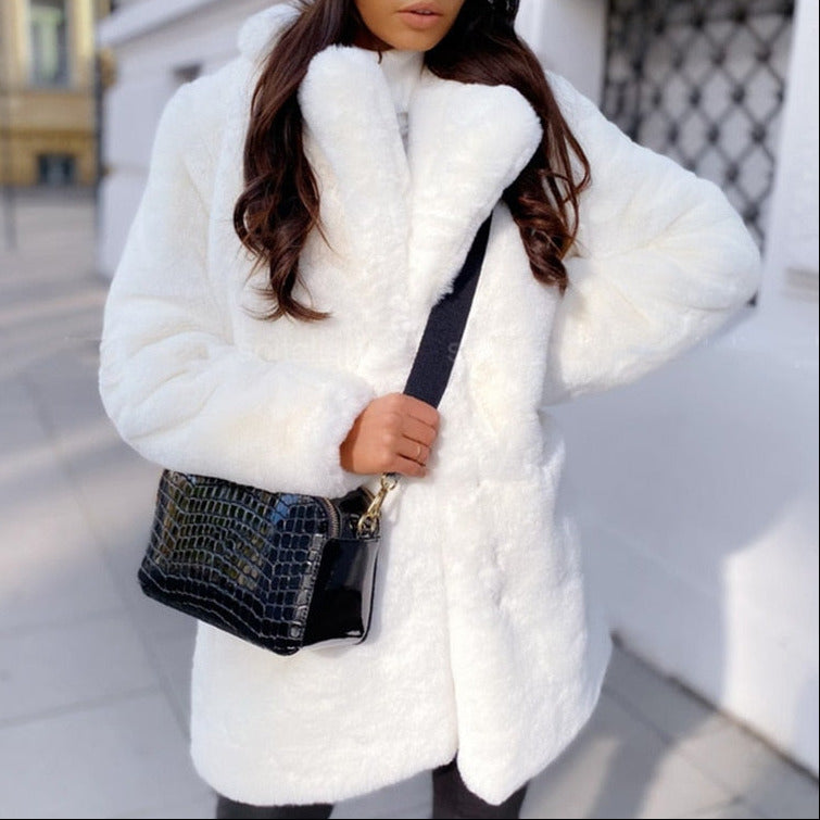 Studio Harvyn | Women - Oversized Soft Coat with Lapel Collar