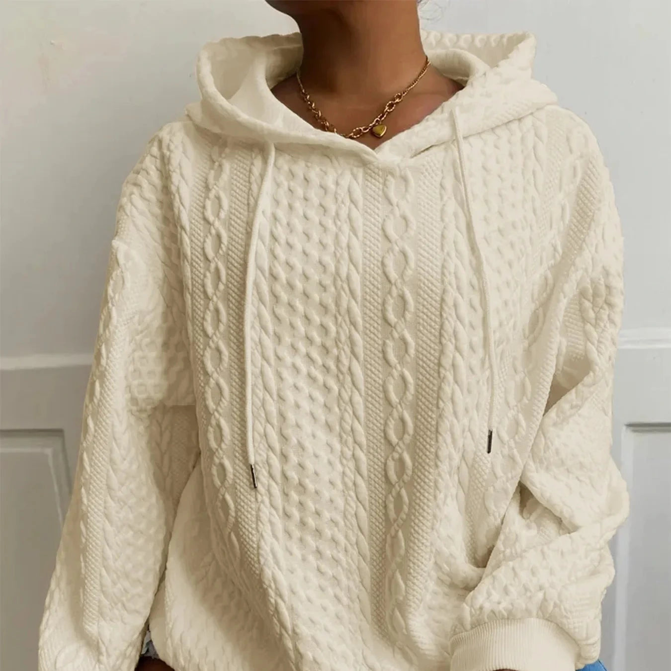 Studio Harvyn | Women - Hooded Winter Sweatshirt - Long Sleeve Comfort