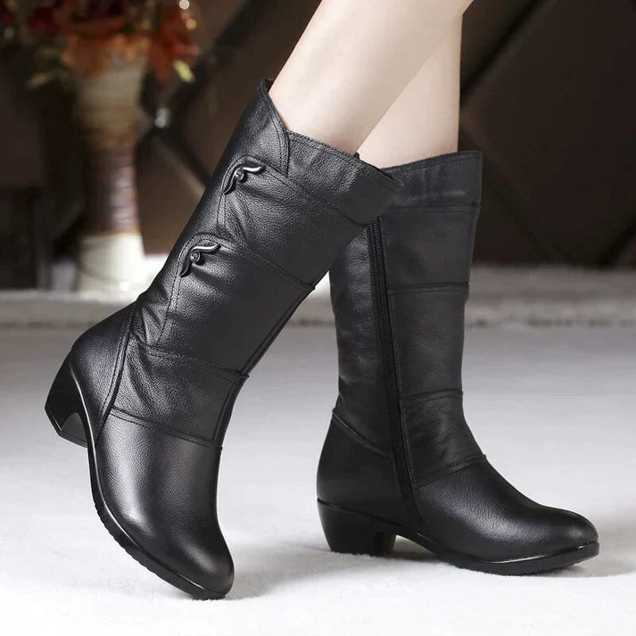 Studio Harvyn | Women – Black Winter Boots - Warm & Cosy