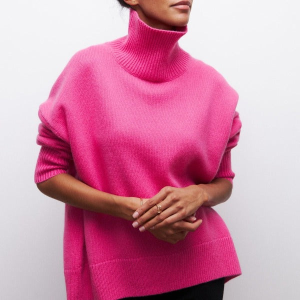 Studio Harvyn | Women – Soft Turtleneck Jumper - Cosy Knitwear