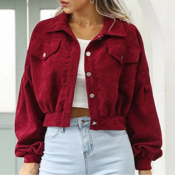 Studio Harvyn | Women - Short Corduroy Jacket - Stylish & Versatile