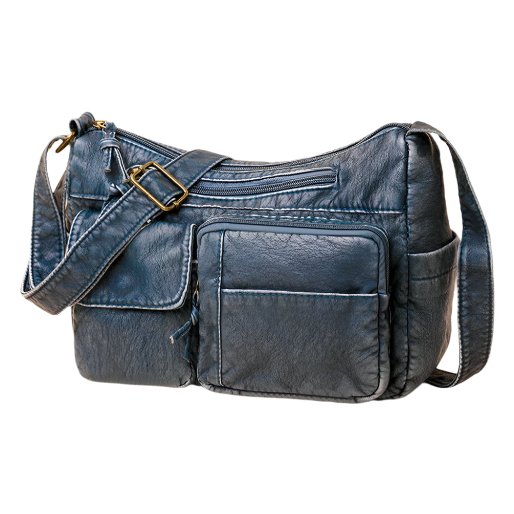 Studio Harvyn | Women - Shoulder Bag - Vintage Leather Multi-Pocket