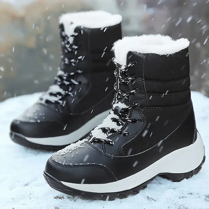 Studio Harvyn | Women –  Casual Platform Snow Boots - Warm & Stylish