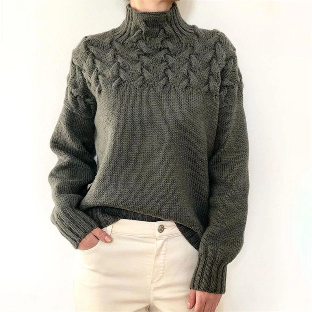 Studio Harvyn | Women - Winter Knitted Jumper - Turtleneck