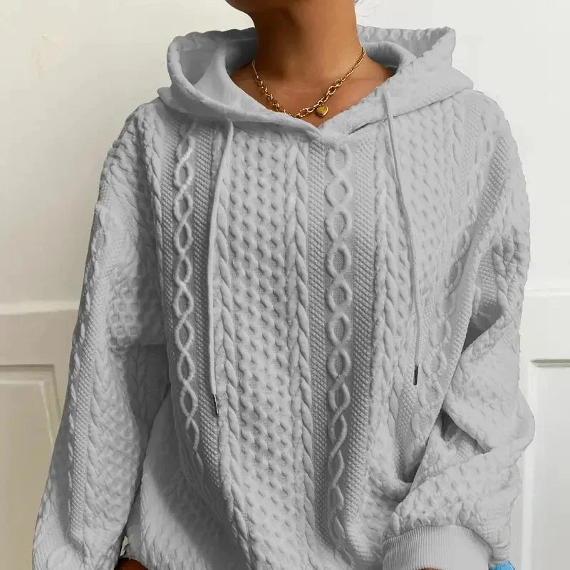 Studio Harvyn | Women - Hooded Winter Sweatshirt - Long Sleeve Comfort