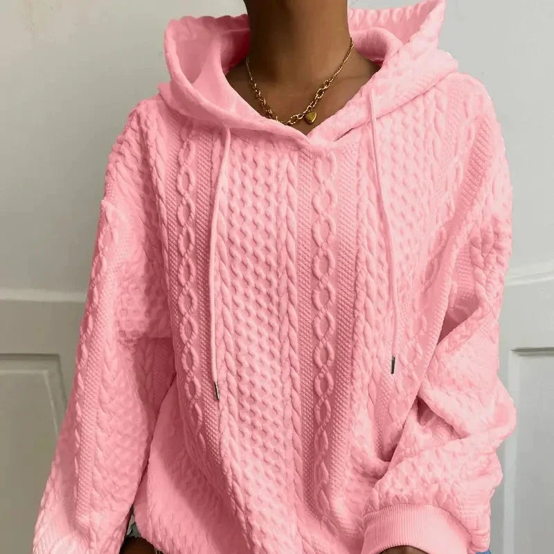 Studio Harvyn | Women - Hooded Winter Sweatshirt - Long Sleeve Comfort