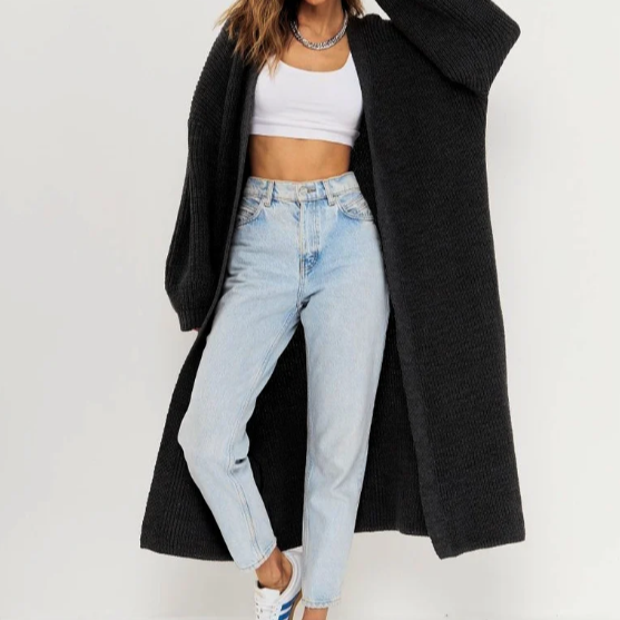 Studio Harvyn | Women – Open Front Cardigan - Casual Style