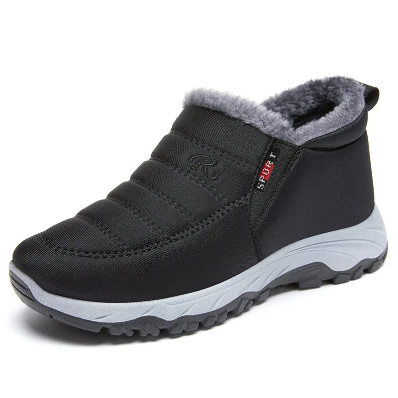 Studio Harvyn | Women –  Stylish Winter Slip-On Boots - Zip Enclosure