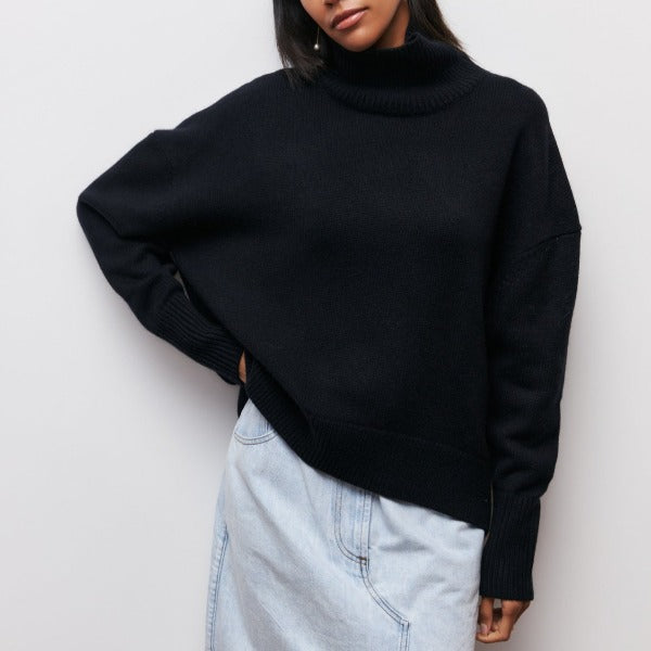 Studio Harvyn | Women – Soft Turtleneck Jumper - Cosy Knitwear