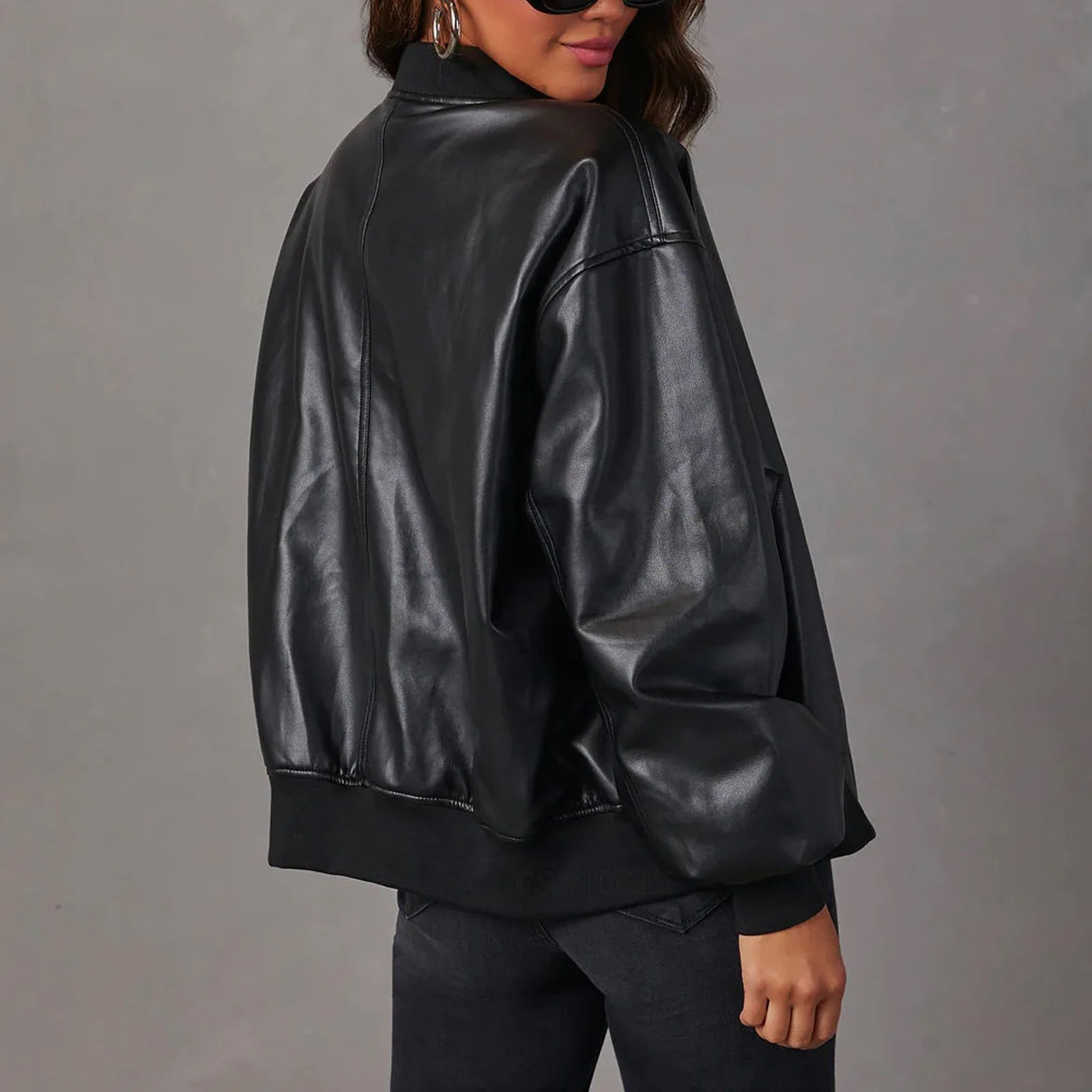 Studio Harvyn | Women – Oversized Casual Bomber Jacket - Stylish Fit