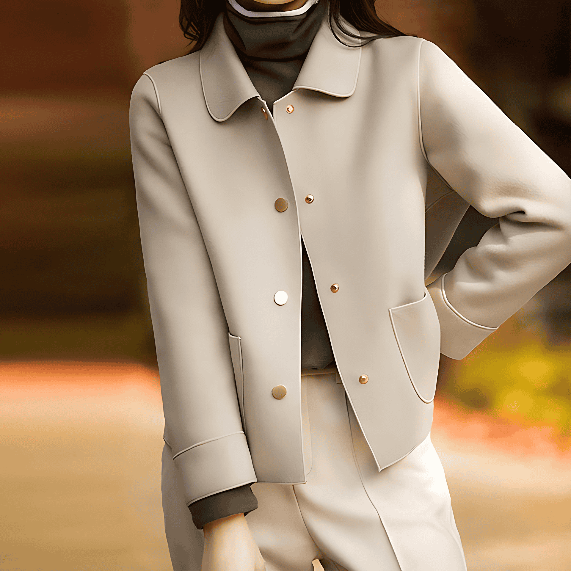 Studio Harvyn | Women - Button-Up Jacket with Pockets