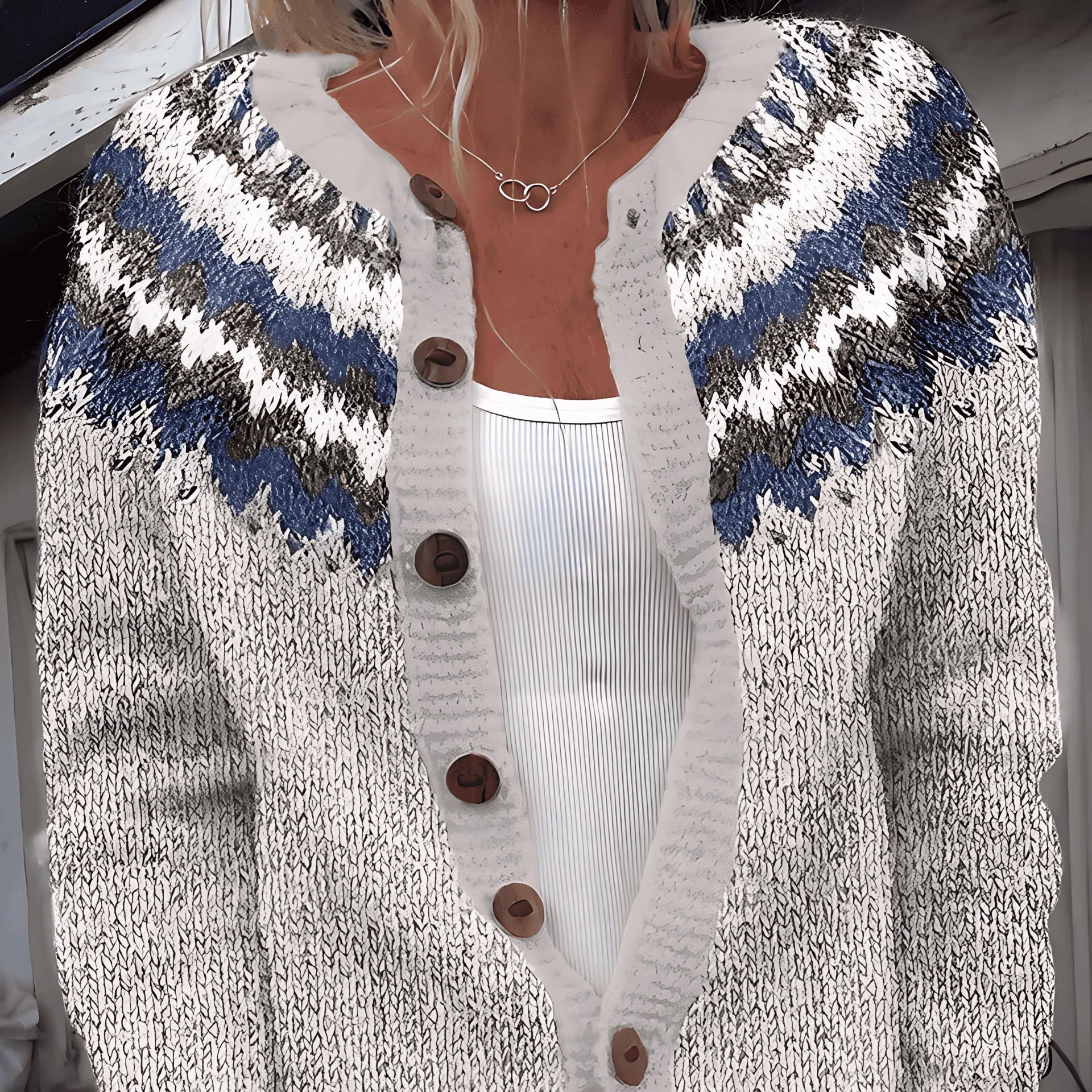 Studio Harvyn | Women - Buttoned Cosy Cardigan