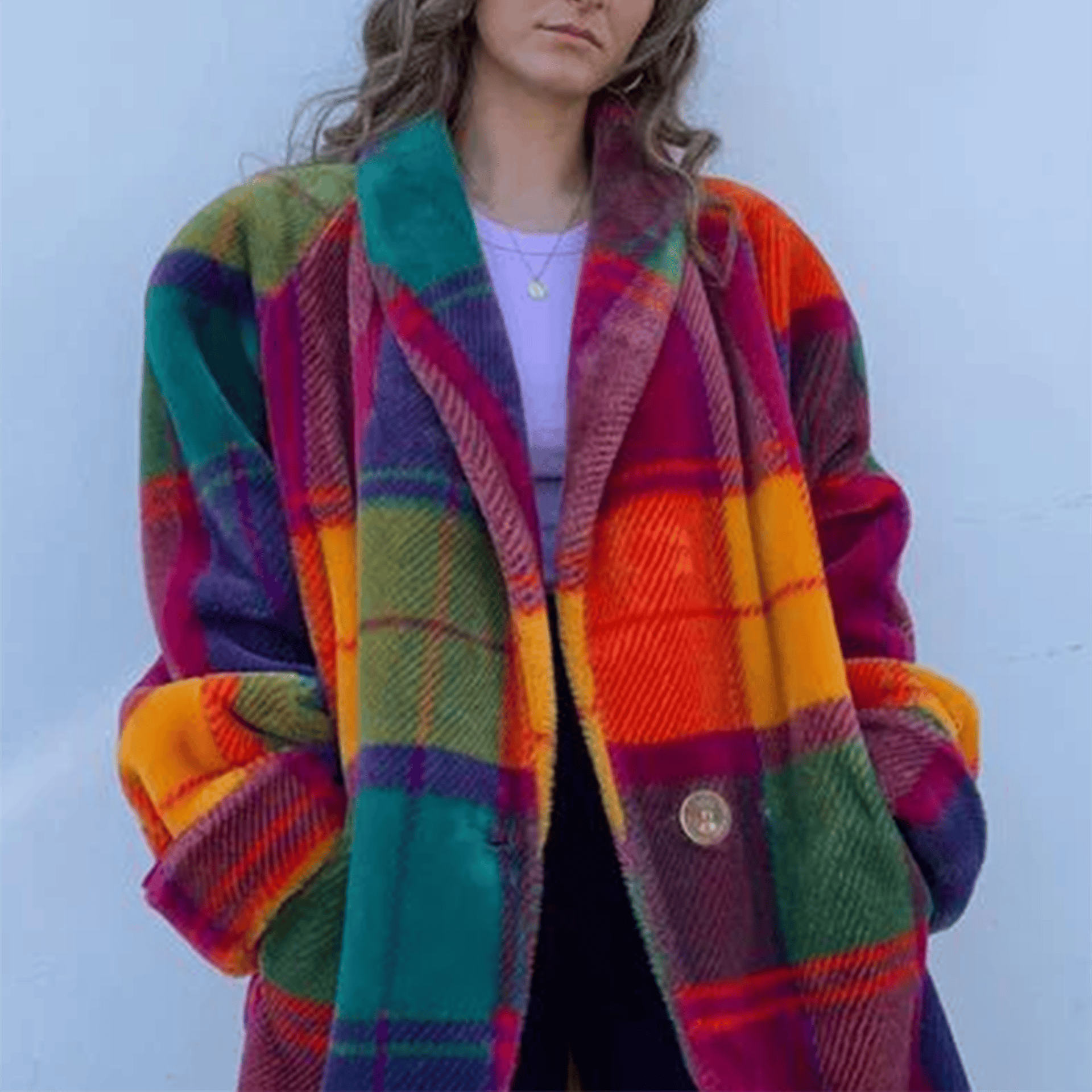 Studio Harvyn | Women - Checked Oversized Casual Coat