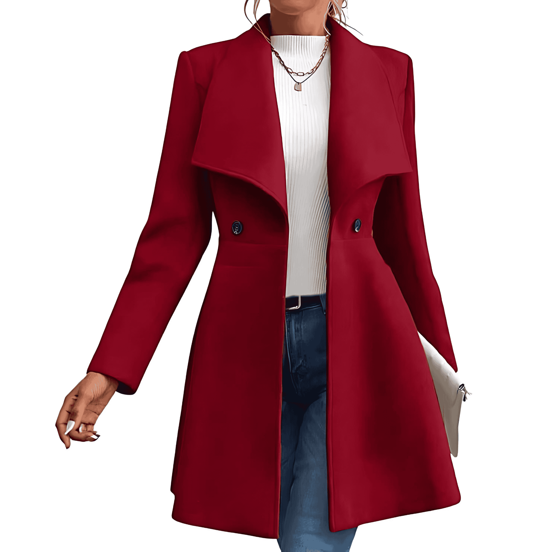 Studio Harvyn | Women - Chic Transition Jacket with Wide Collar