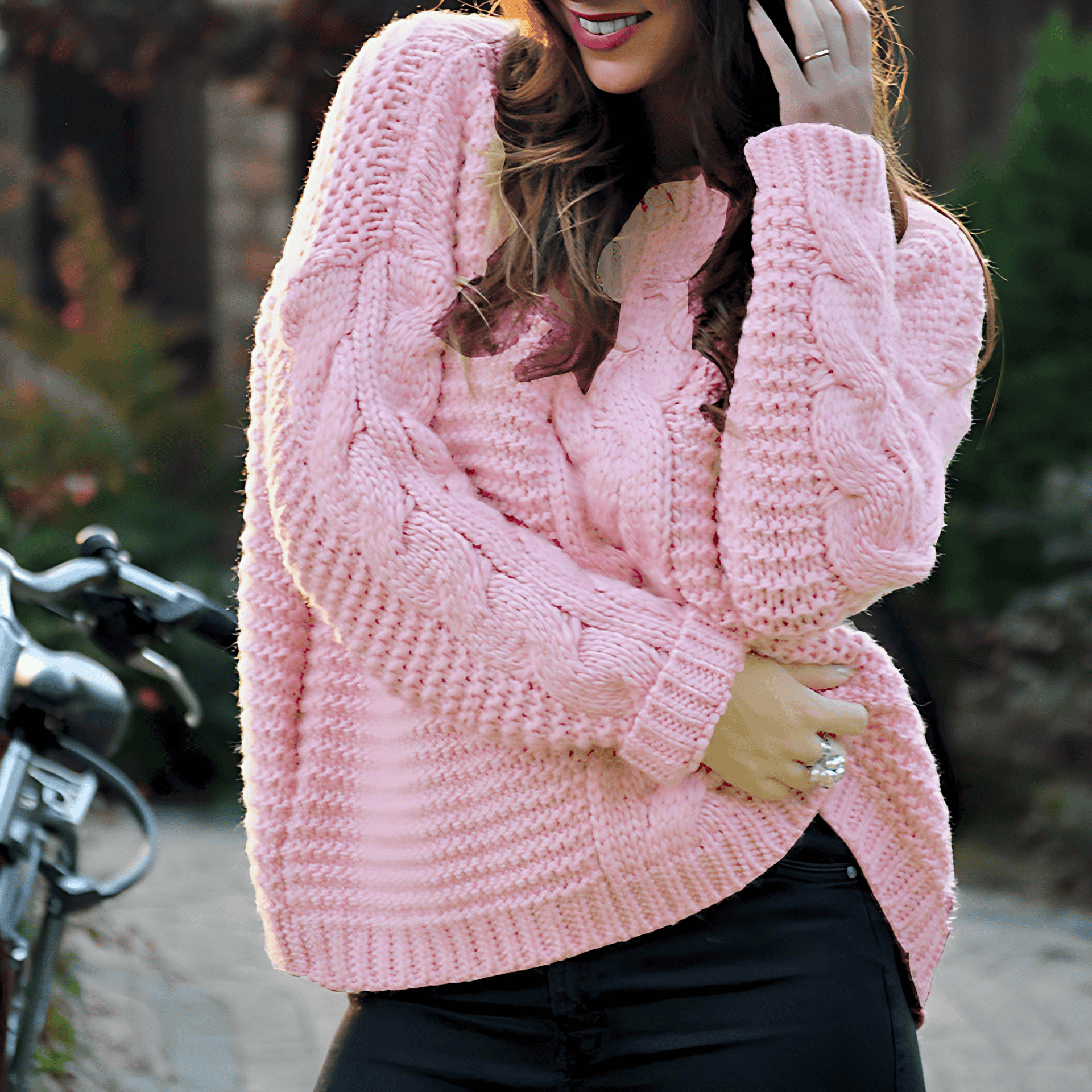 Studio Harvyn | Women - Chunky Cable Knit Oversized Jumper