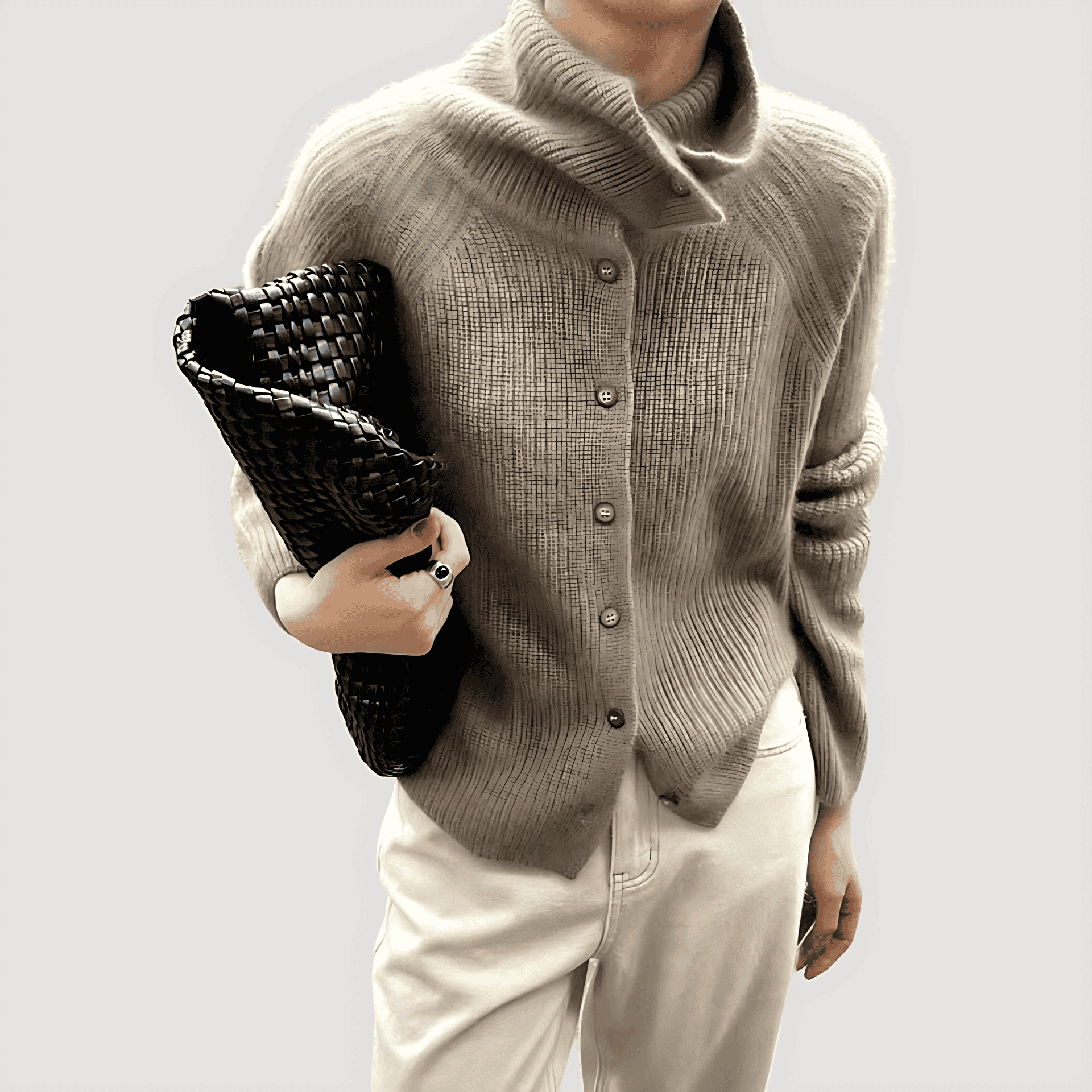 Studio Harvyn | Women - Chunky Knit Cardigan - Cosy Style