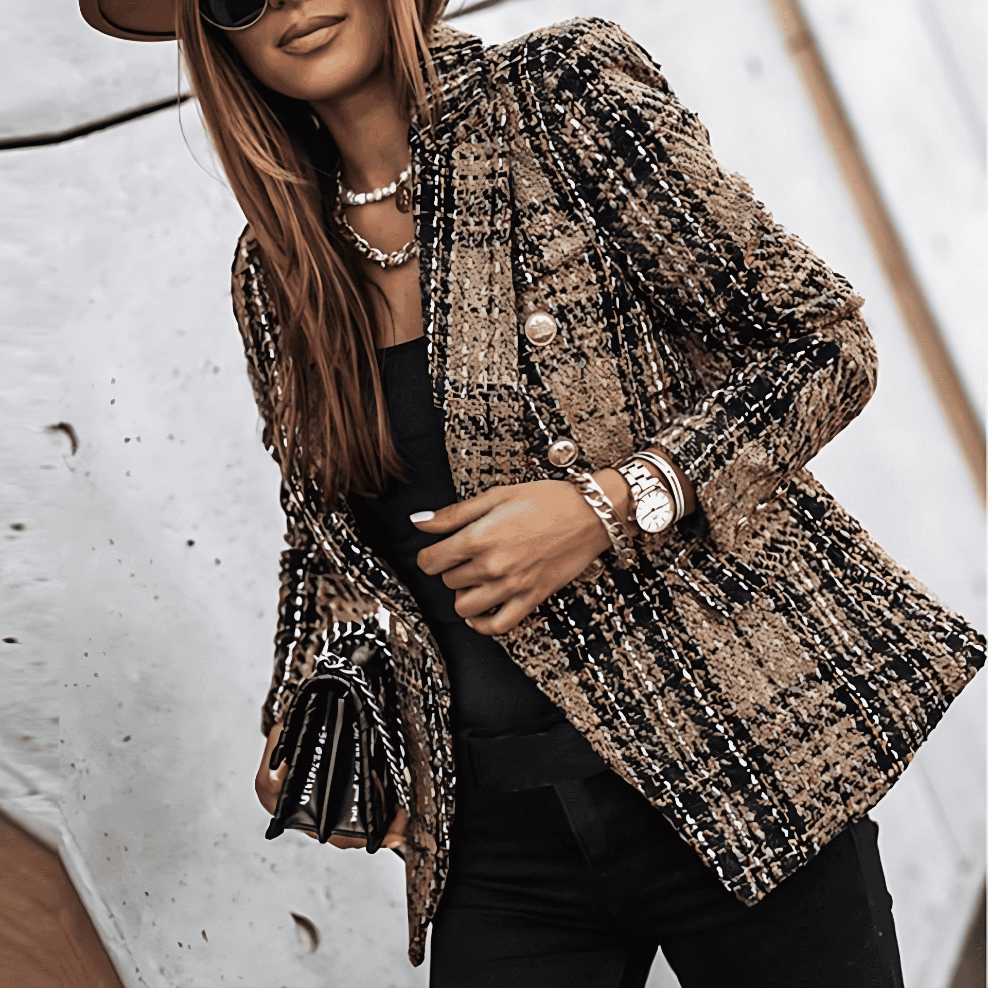 Studio Harvyn | Women - Classic Blazer with Single Closure Style