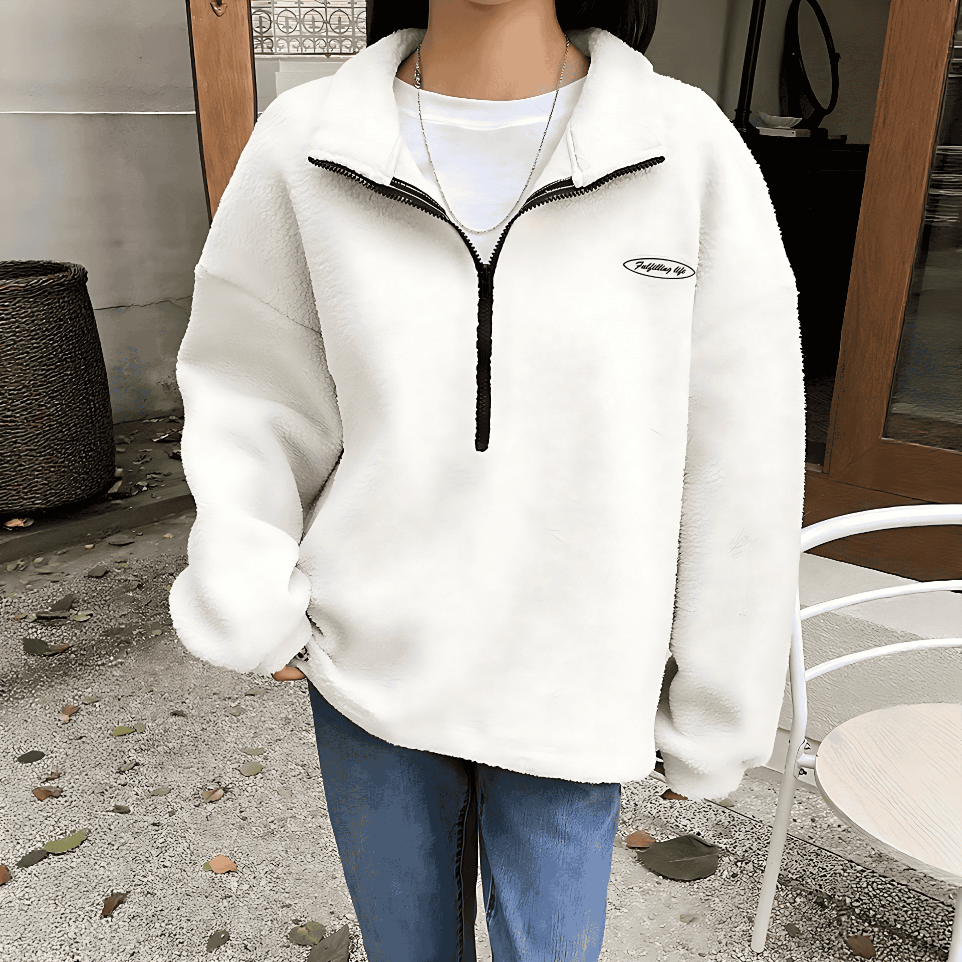 Studio Harvyn | Women - Cosy Half Zip Winter Sweatshirt