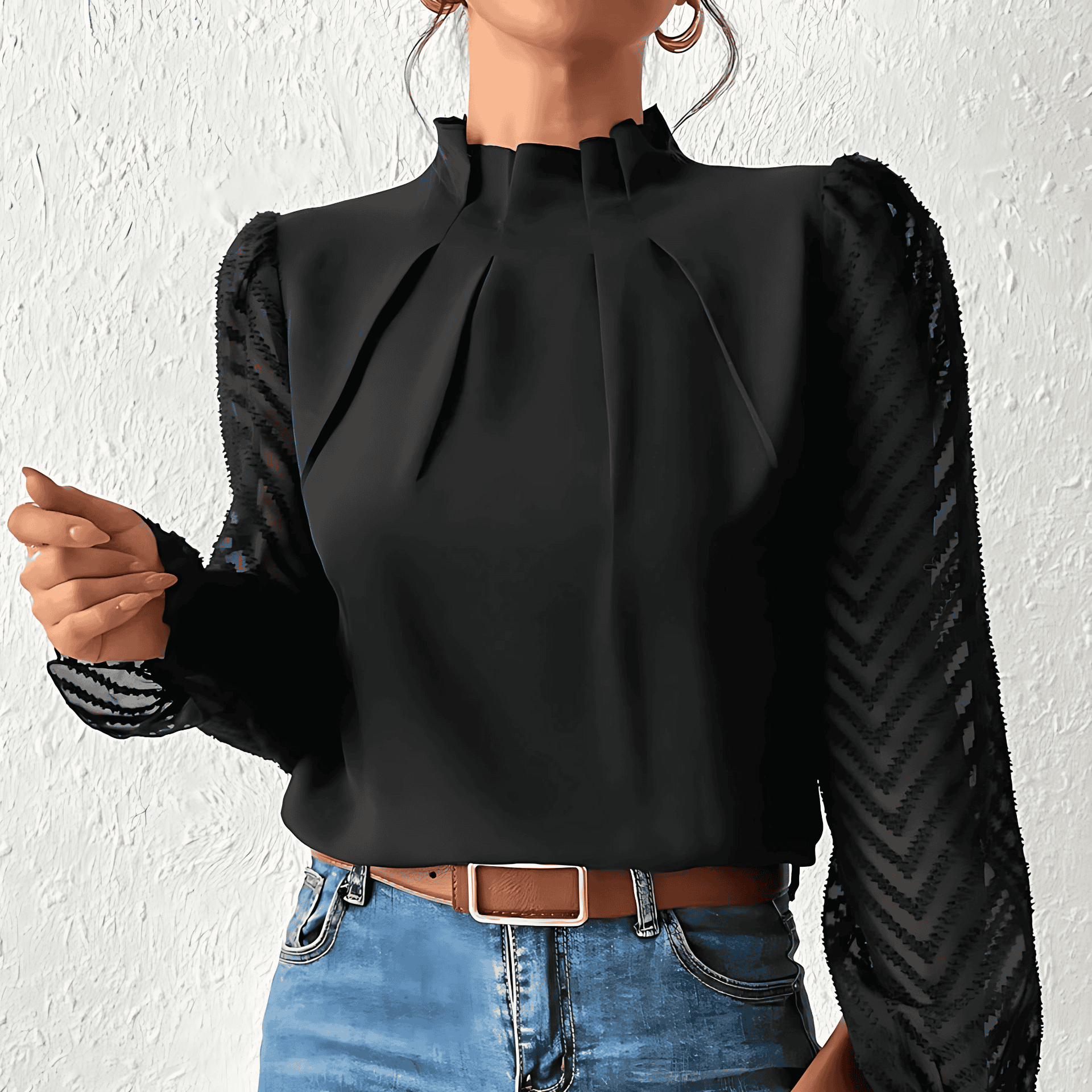 Studio Harvyn | Women - Elegant Blouse – Long Sleeve Style