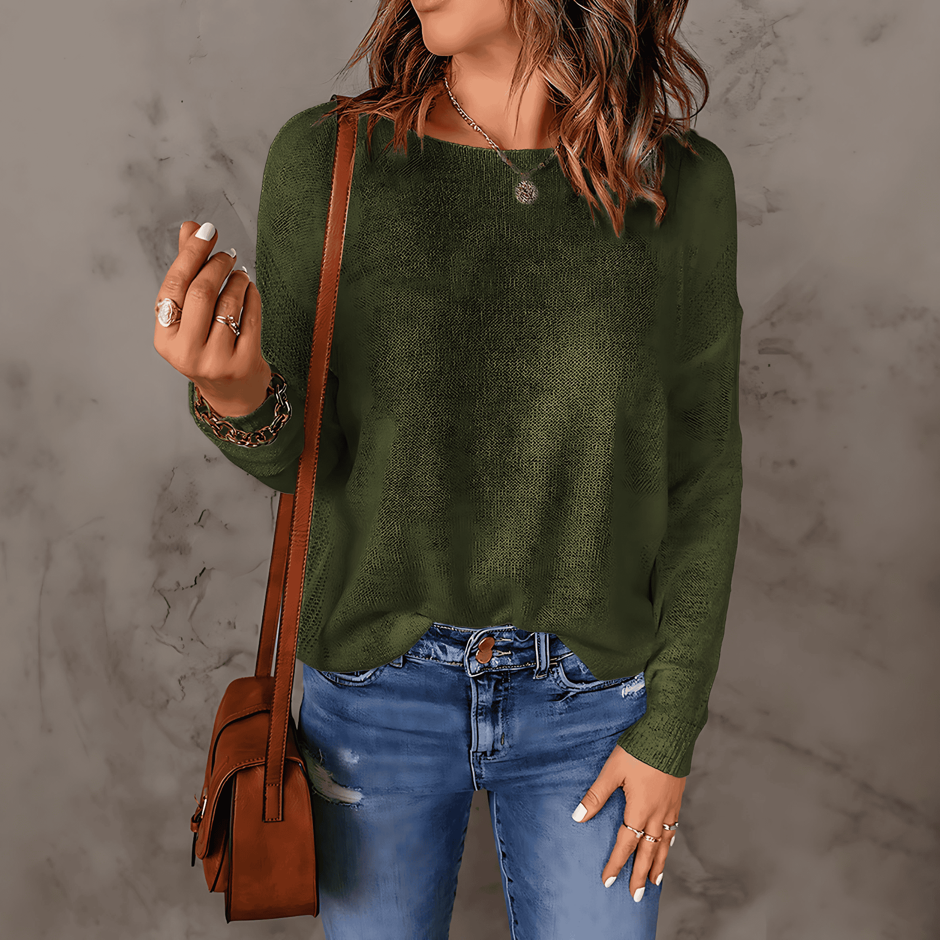 Studio Harvyn | Women - Elegant Casual Knitted Jumper - Wide Cut