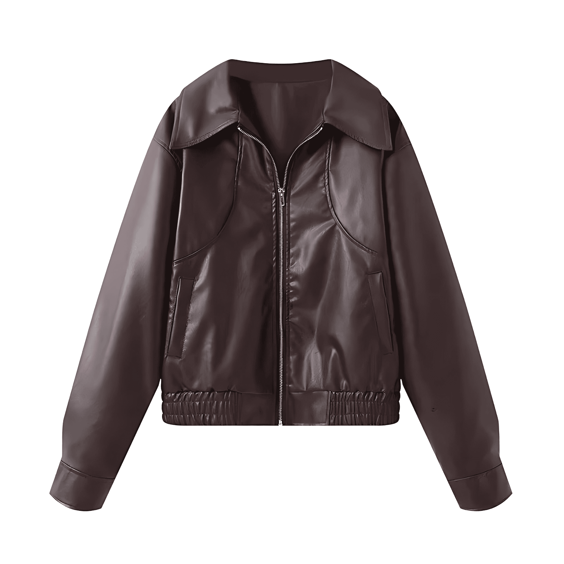 Studio Harvyn | Women - Faux Leather Jacket - Casual Fit