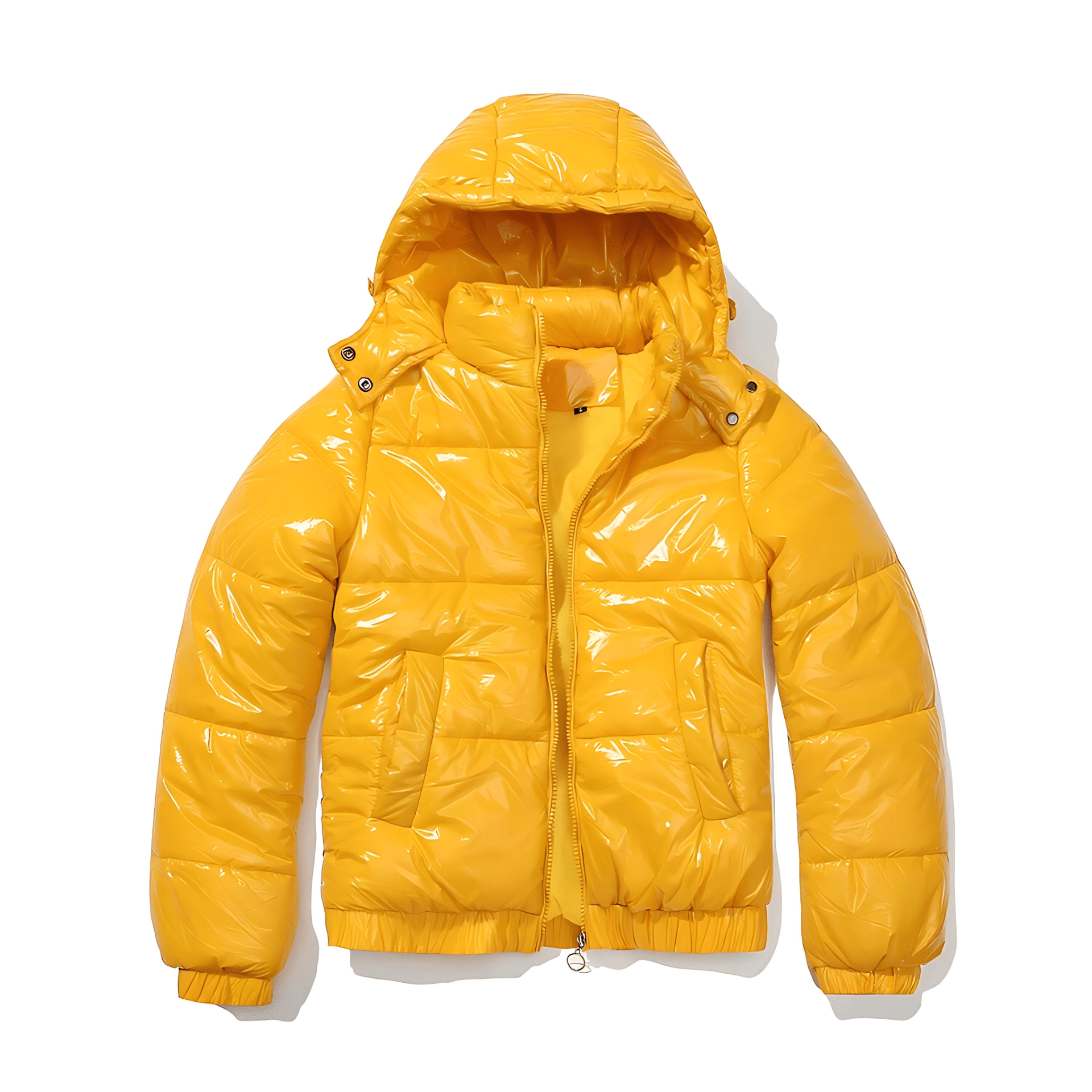 Studio Harvyn | Women - Hooded Jacket - Stylish Shiny Design