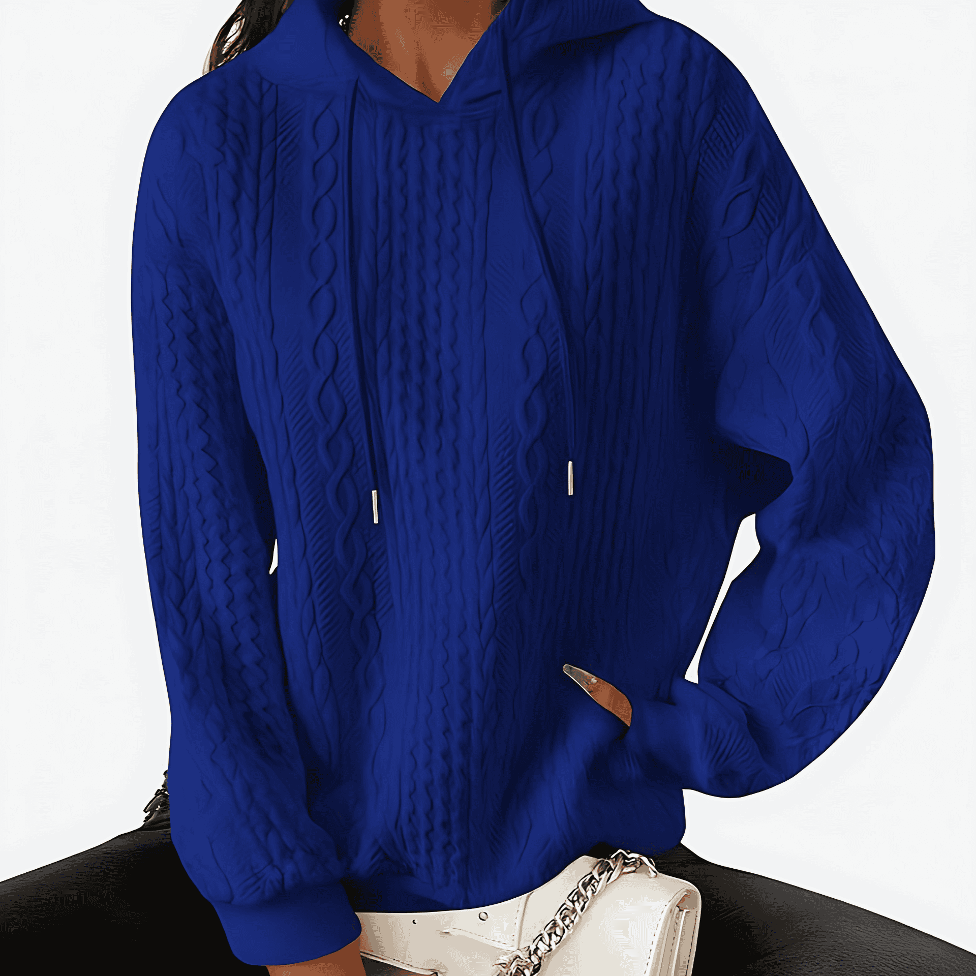 Studio Harvyn | Women - Hooded Winter Sweatshirt - Long Sleeve Comfort