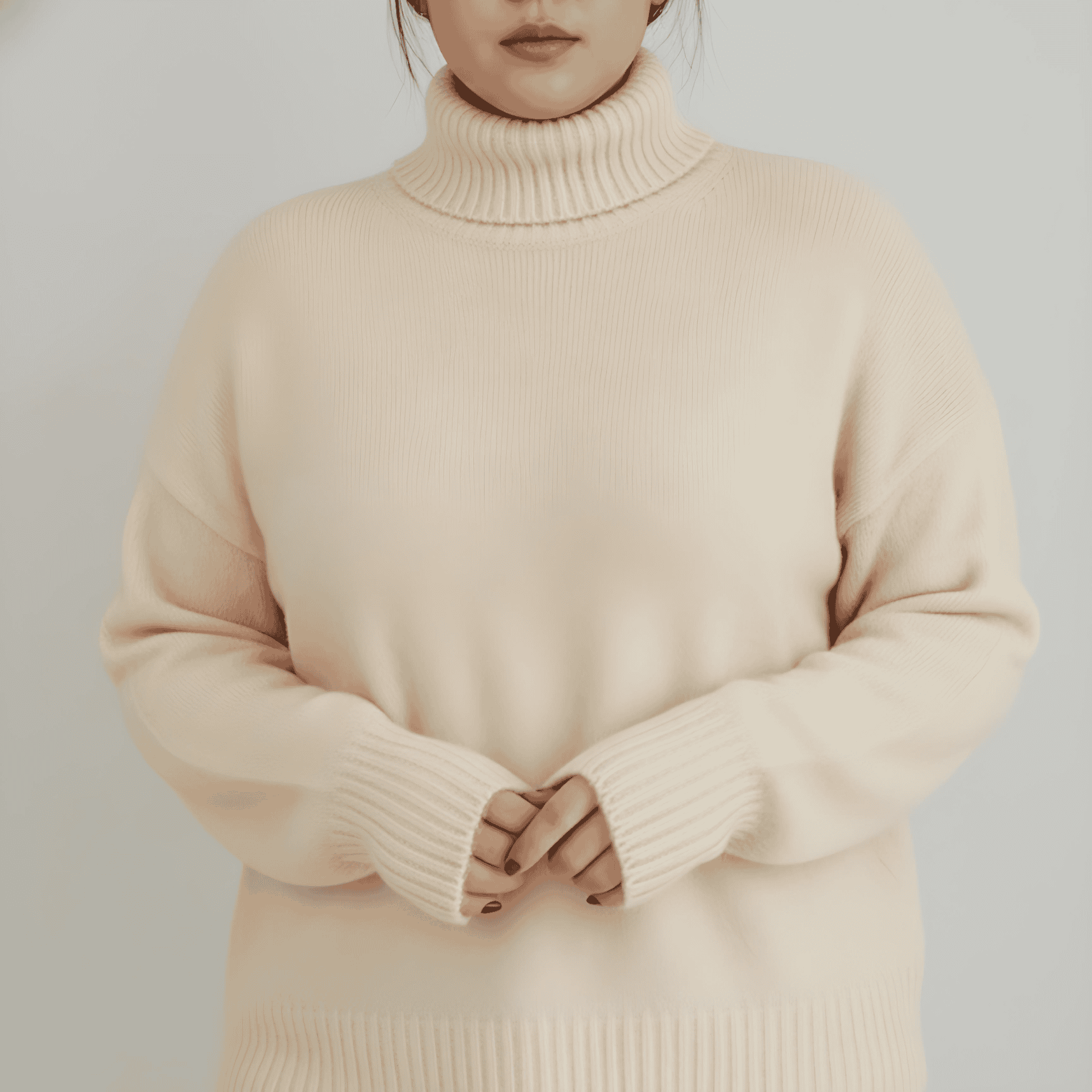 Studio Harvyn | Women - Knitted Cashmere Look Turtleneck