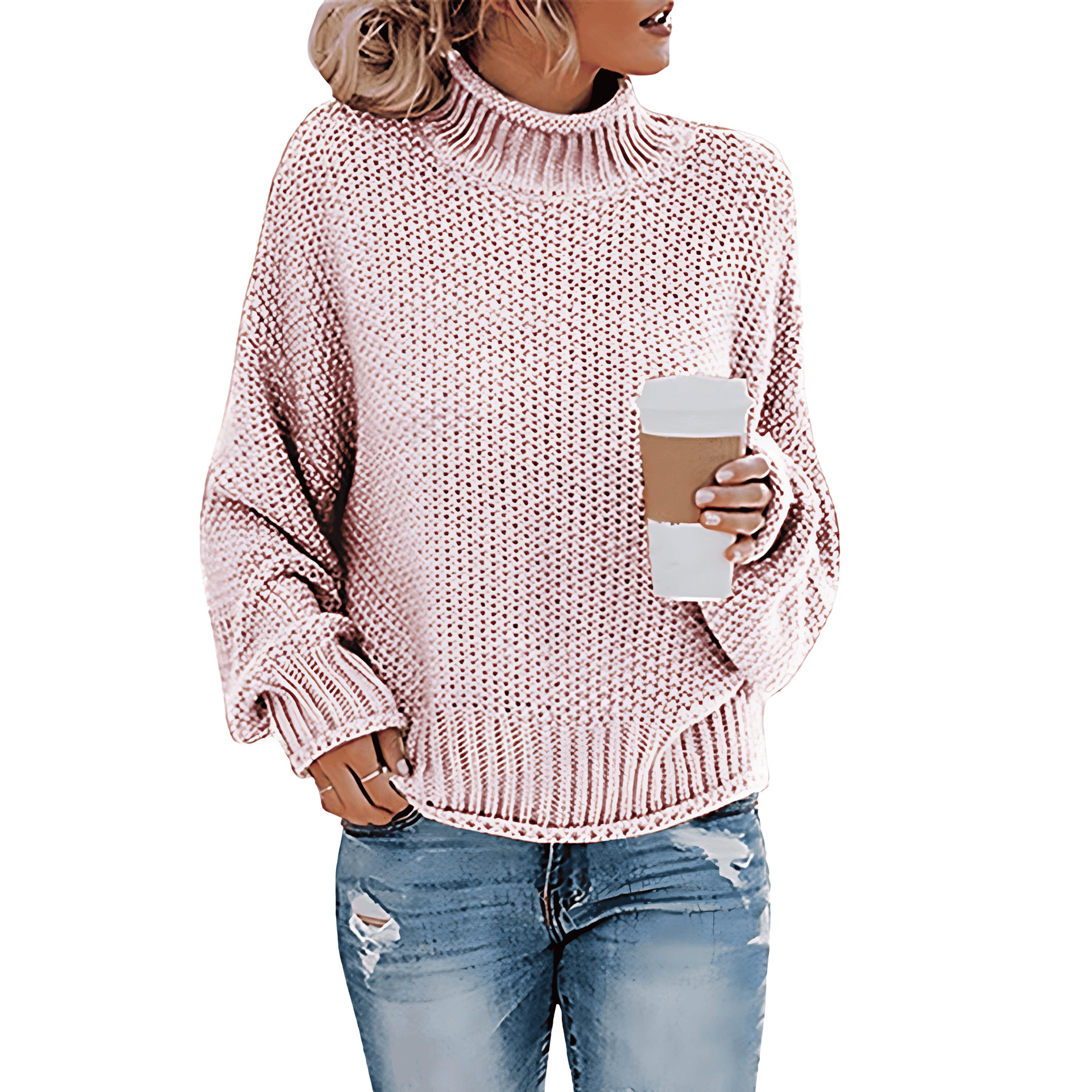 Studio Harvyn | Women - Knitted Jumper - High Collar