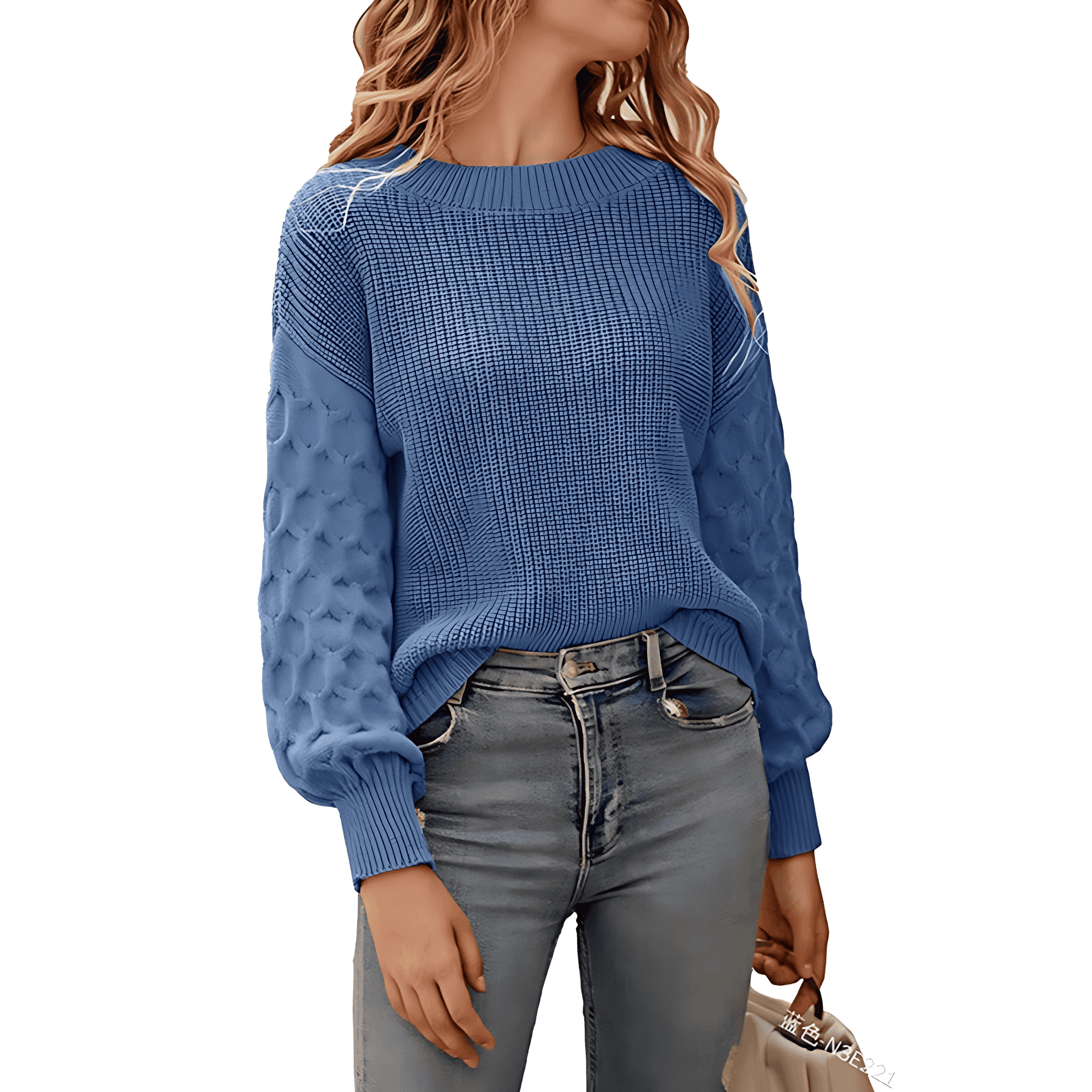 Studio Harvyn | Women - Knitted Jumper - Puff Sleeves