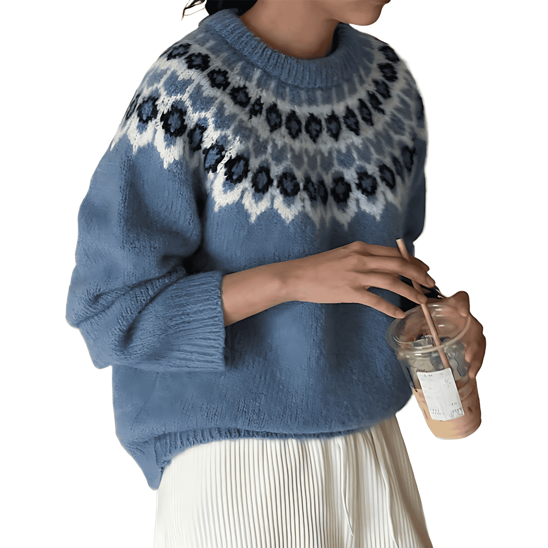 Studio Harvyn | Women - Knitted Jumper - Traditional Norwegian Design