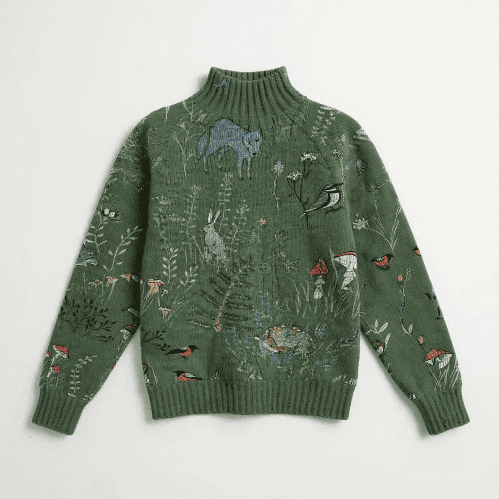 Studio Harvyn | Women - Knitted Sweater - Forest Print