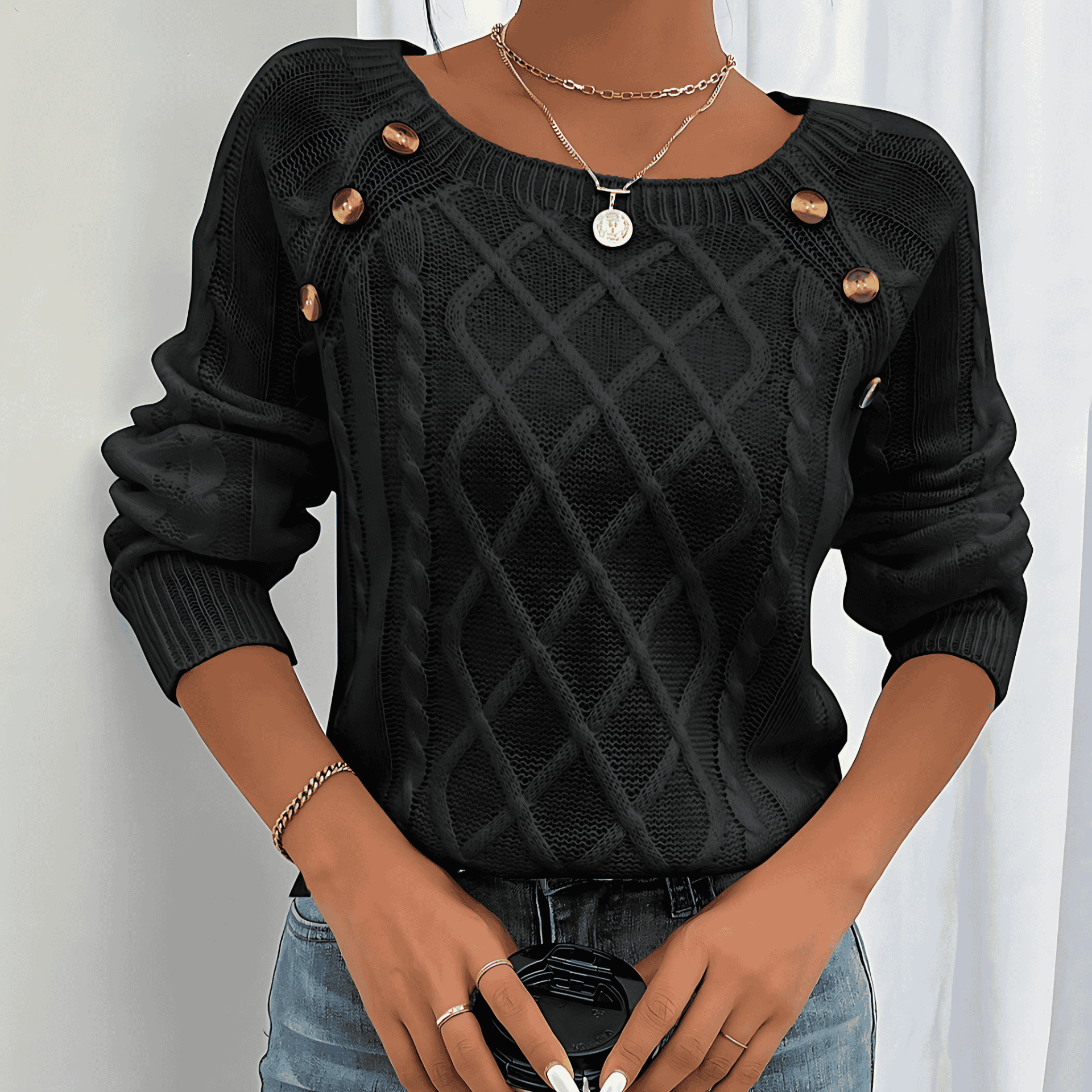 Studio Harvyn | Women - Knitted Sweater - Soft Fabric