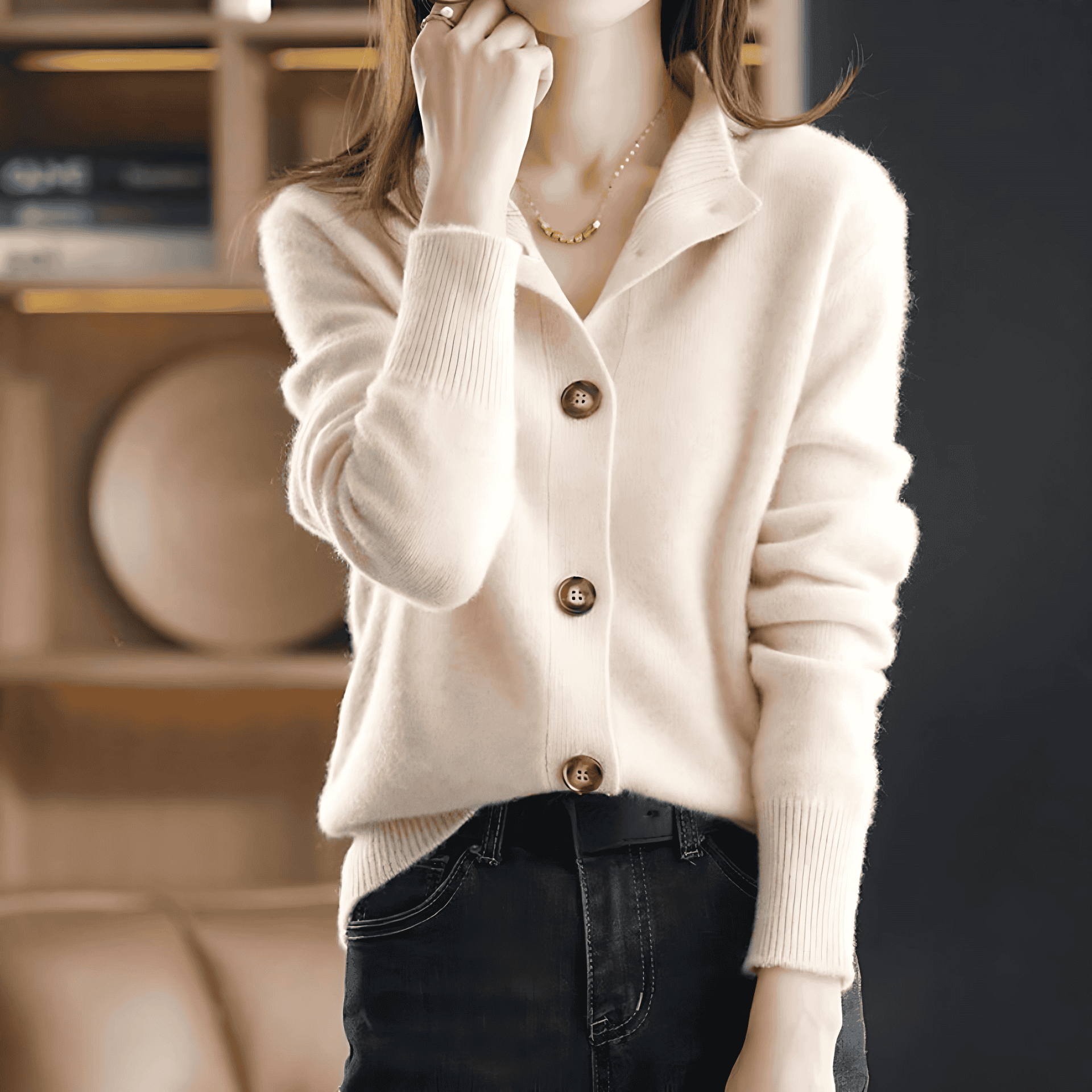 Studio Harvyn | Women - Luxurious Knit Cardigan - Cosy & Stylish Layer