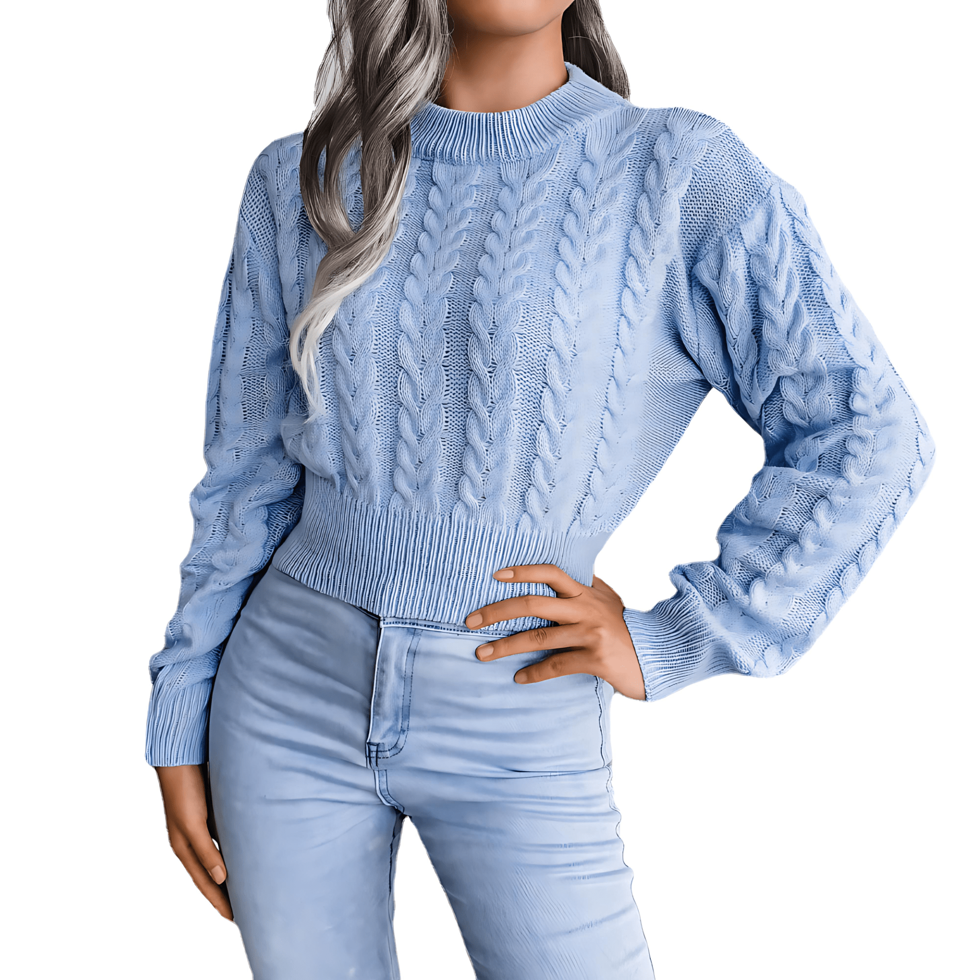 Studio Harvyn | Women - Modern Knitted Jumper with Fitted Waist