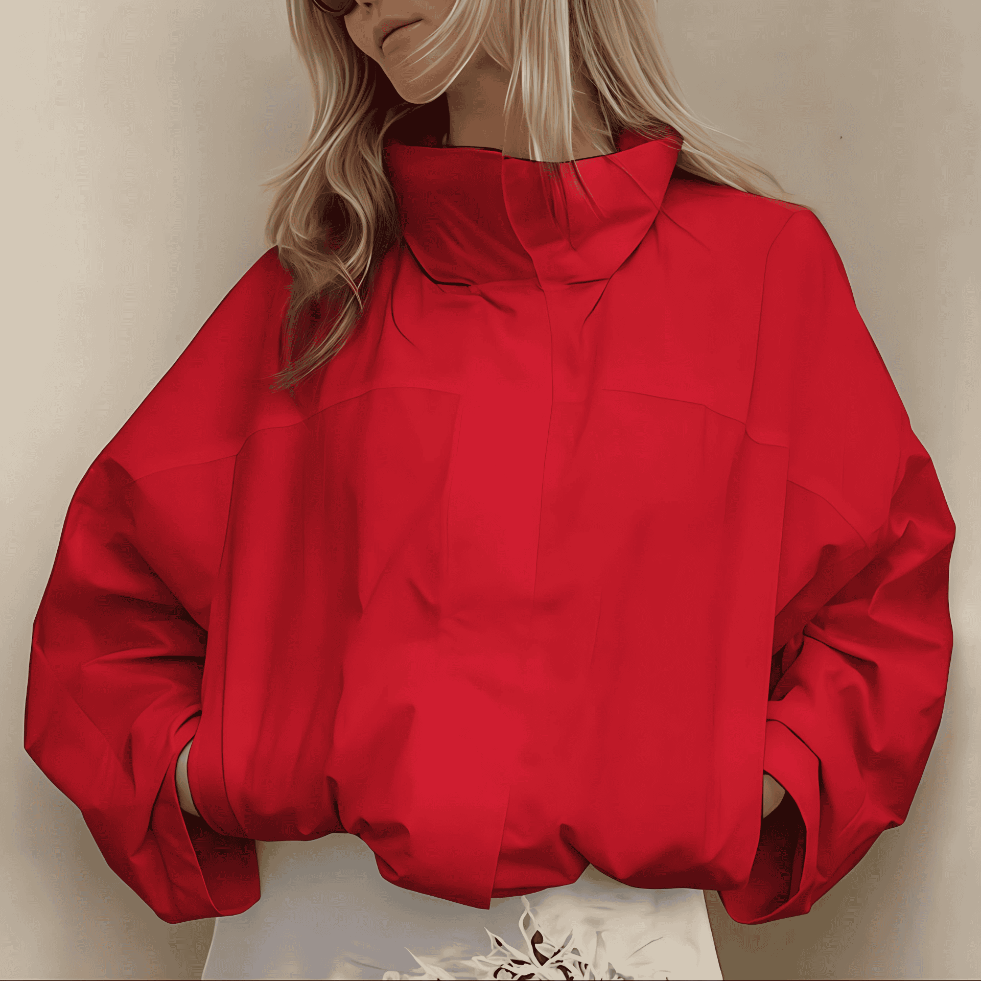 Studio Harvyn | Women - Oversized Functional Jacket with High Collar