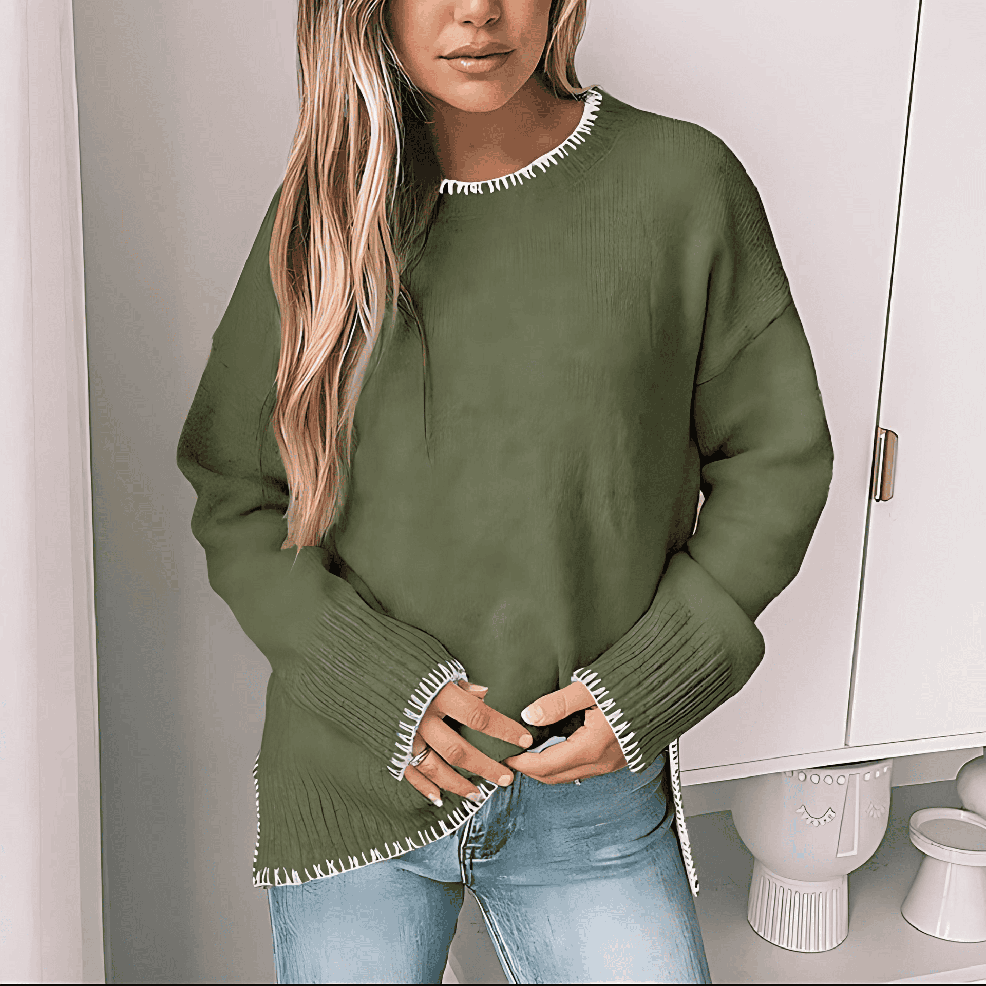 Studio Harvyn | Women - Oversized Knitted Jumper - Cosy Style