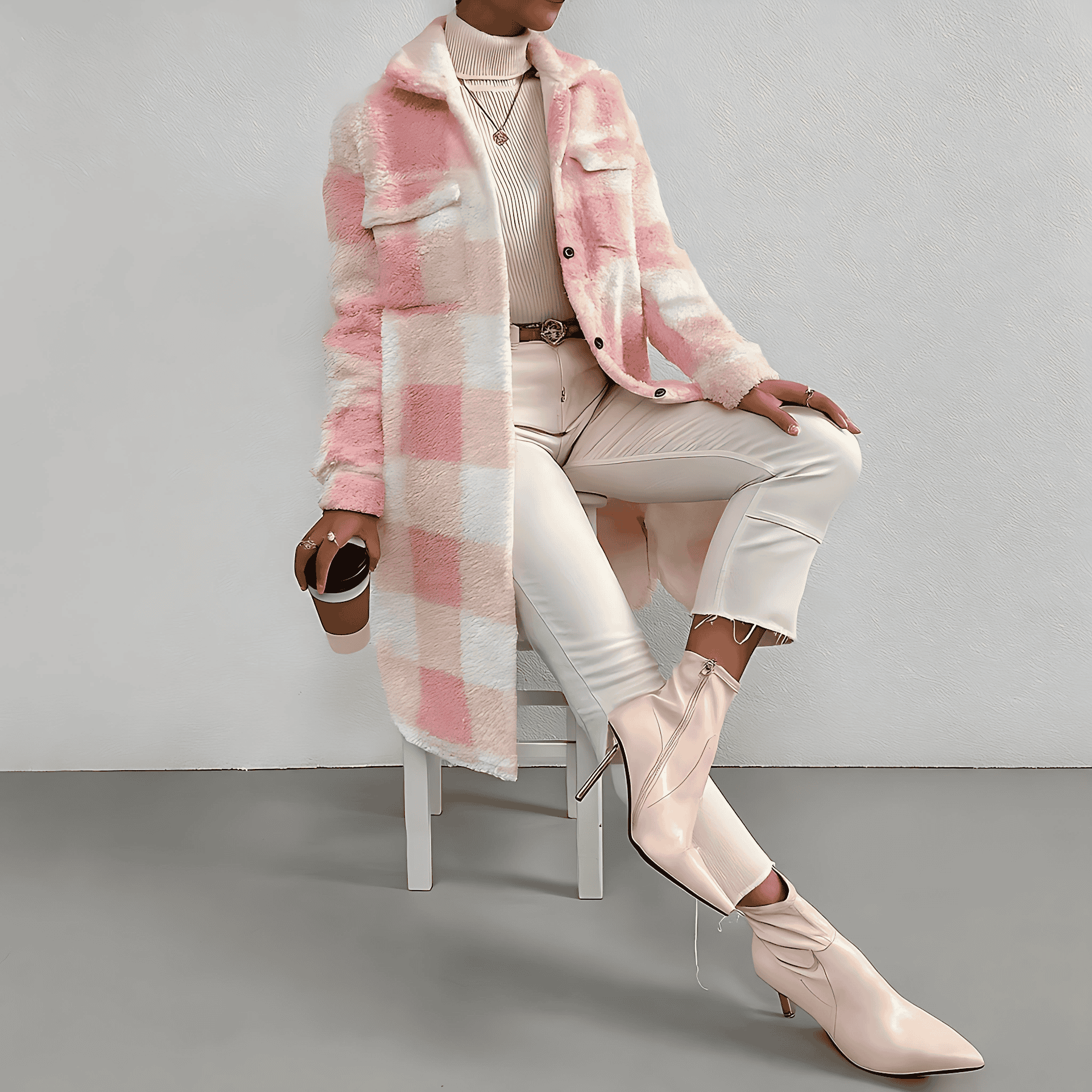 Studio Harvyn | Women - Oversized Teddy Coat | Cosy & Warm