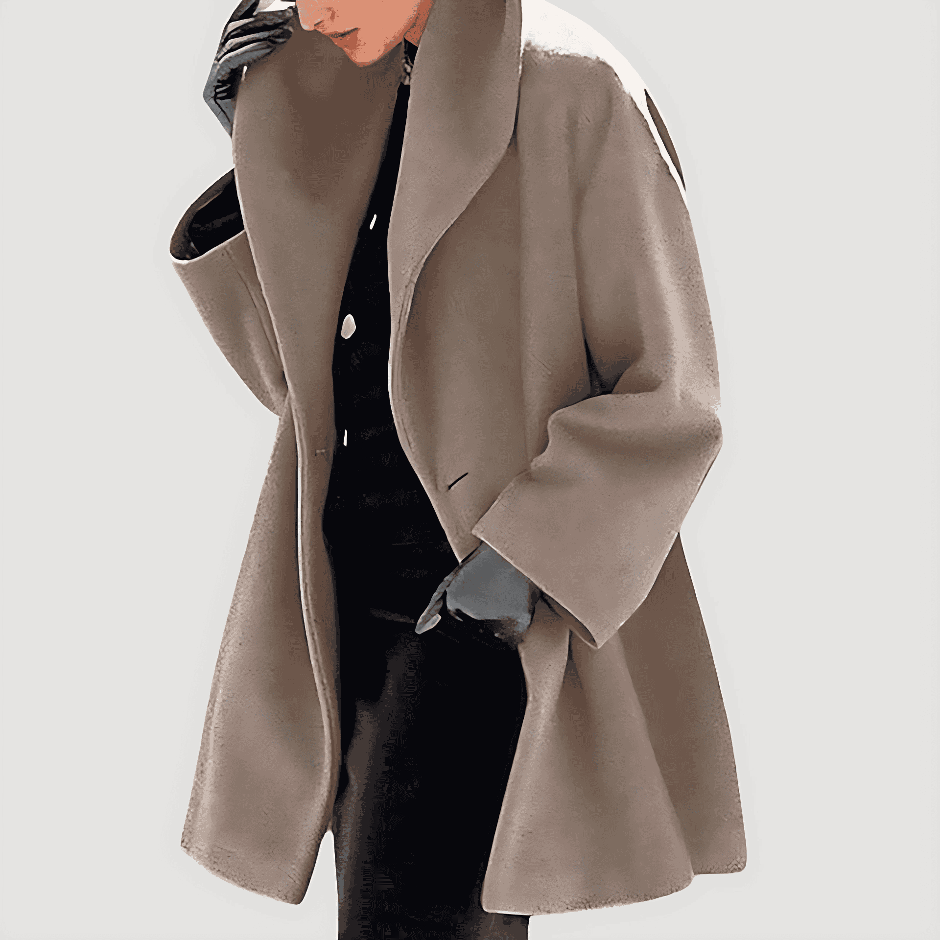 Studio Harvyn | Women - Oversized Wool Coat - Winter Style