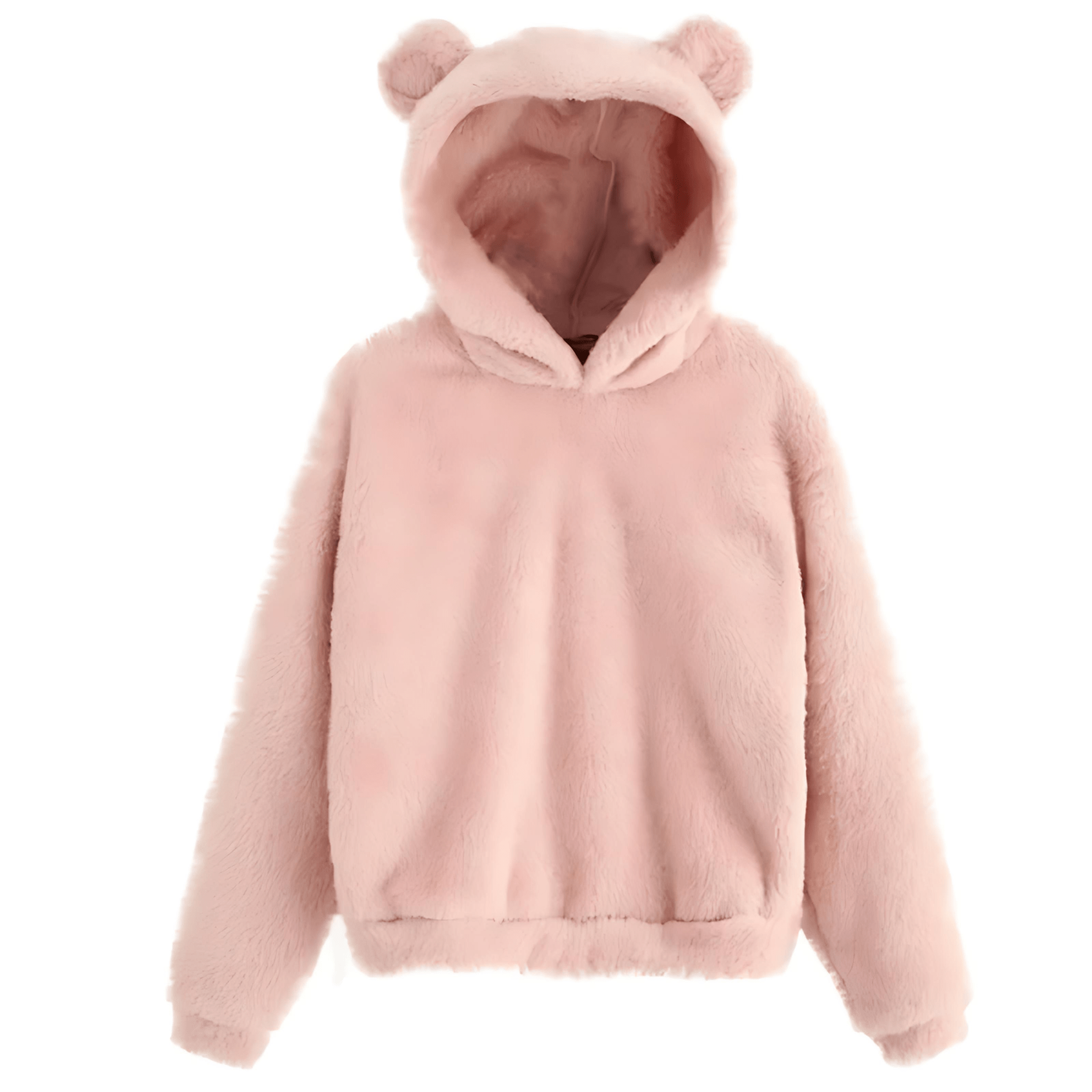 Studio Harvyn | Women - Playful Ear Fleece Fabric Hoodie – Relaxed Fit