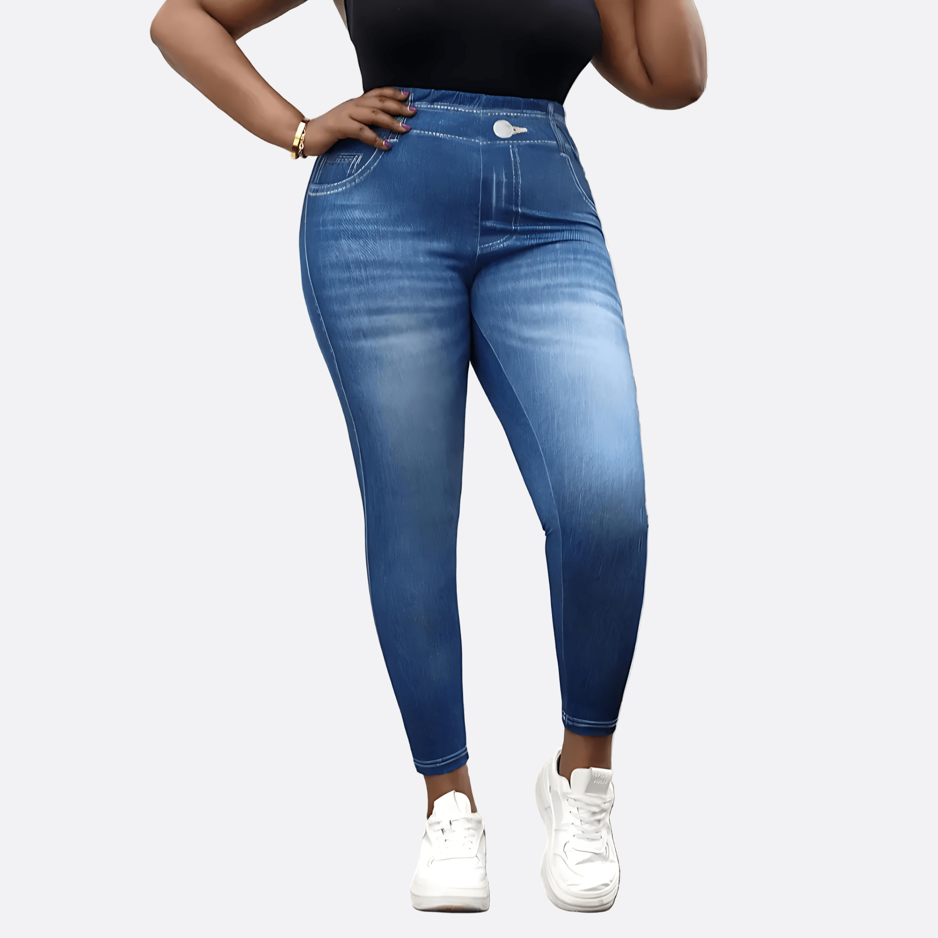Studio Harvyn | Women - Plus Size Jeggings - Stretch Fabric