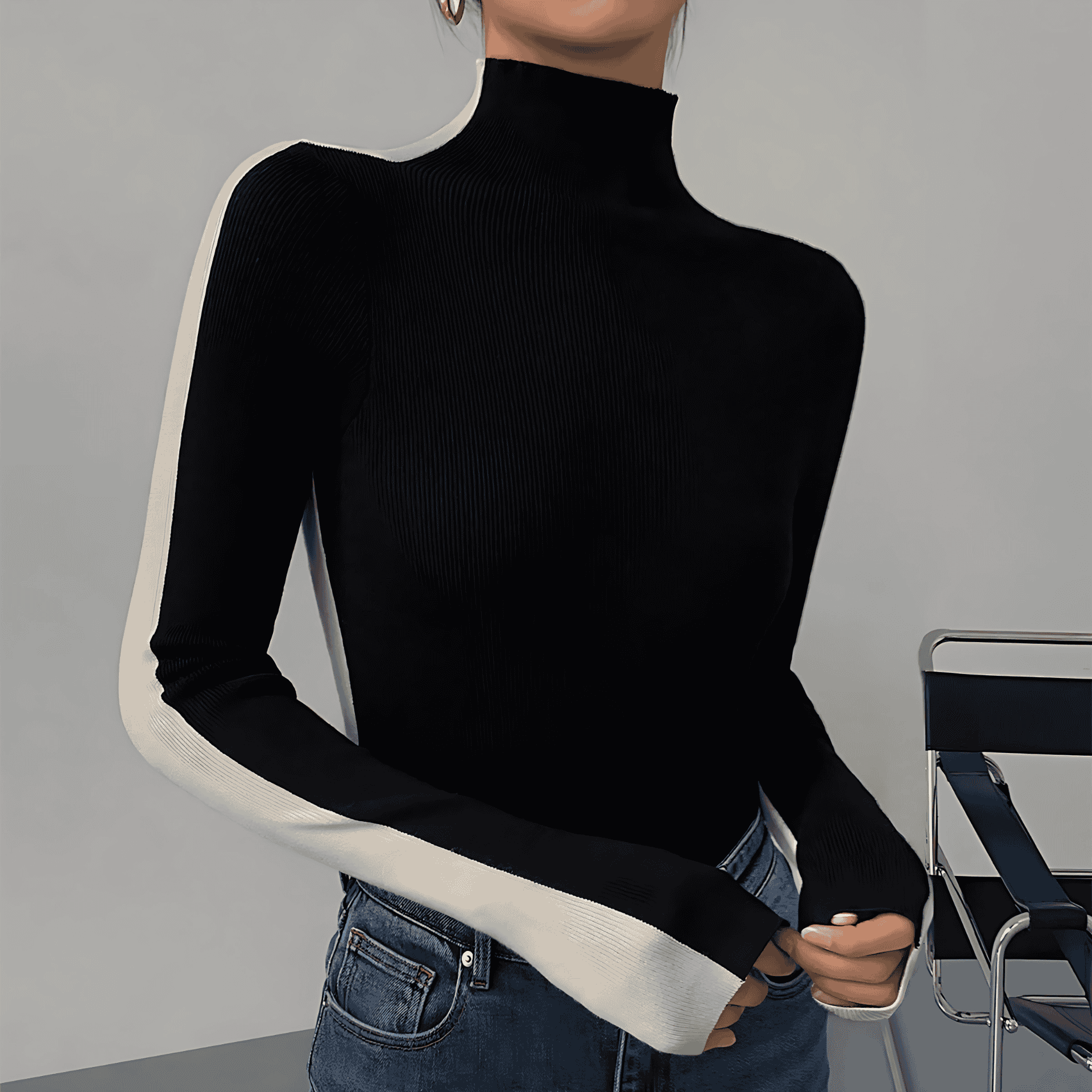 Studio Harvyn | Women - Reversible Knitted Top - Soft Fabric