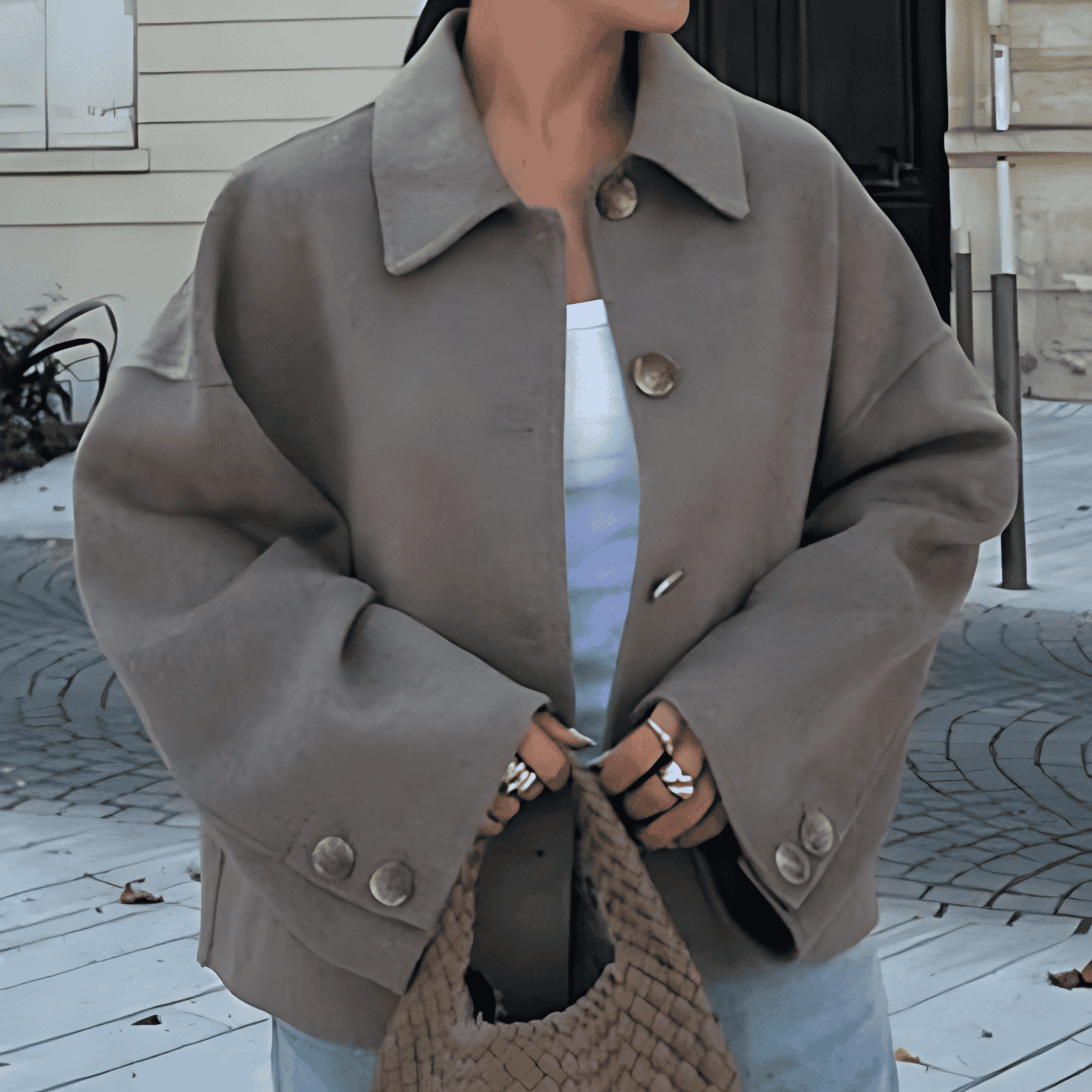 Studio Harvyn | Women - Stylish Jacket - Wool Blend