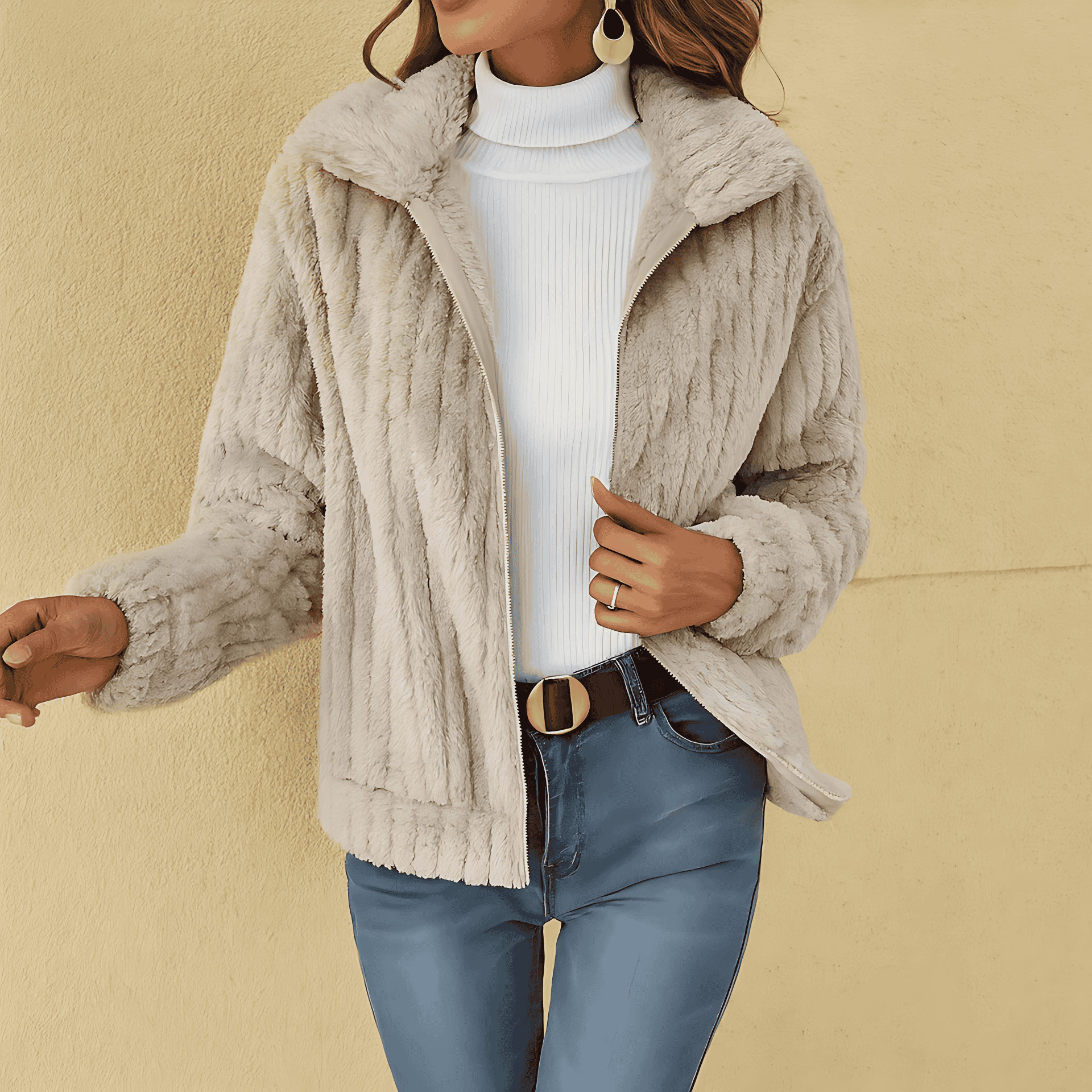 Studio Harvyn | Women - Stylish Teddy Coat - Cosy Style