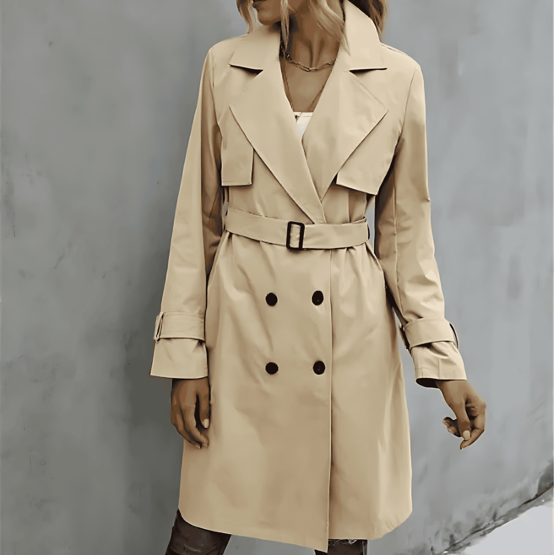 Studio Harvyn | Women - Trench Coat - Classic Timeless Style