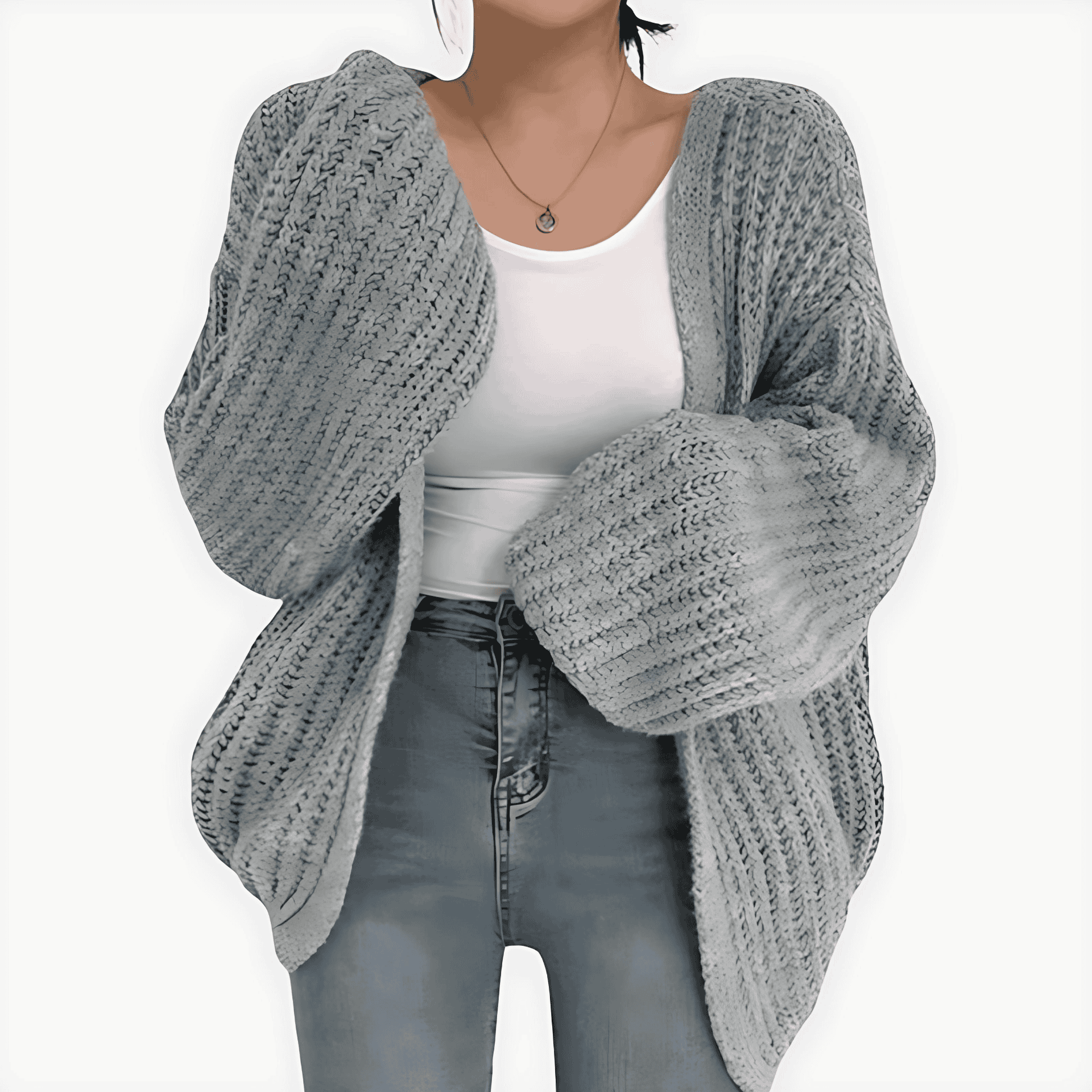 Studio Harvyn | Women - Vintage Lantern Sleeve Cardigan