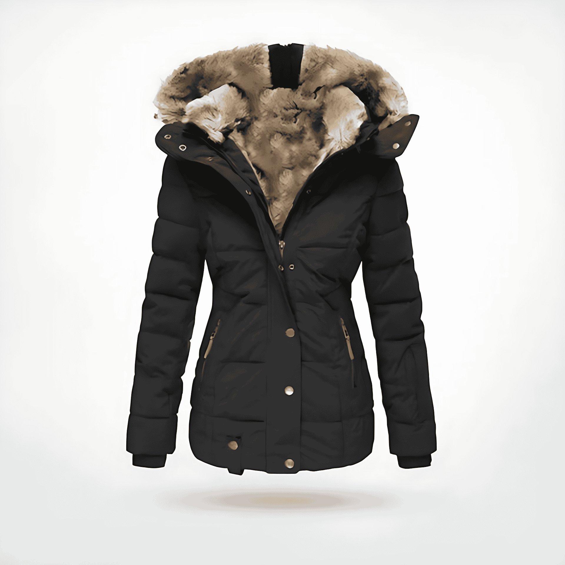 Studio Harvyn | Women - Warm Winter Puffer Parka Jacket - Cosy Style