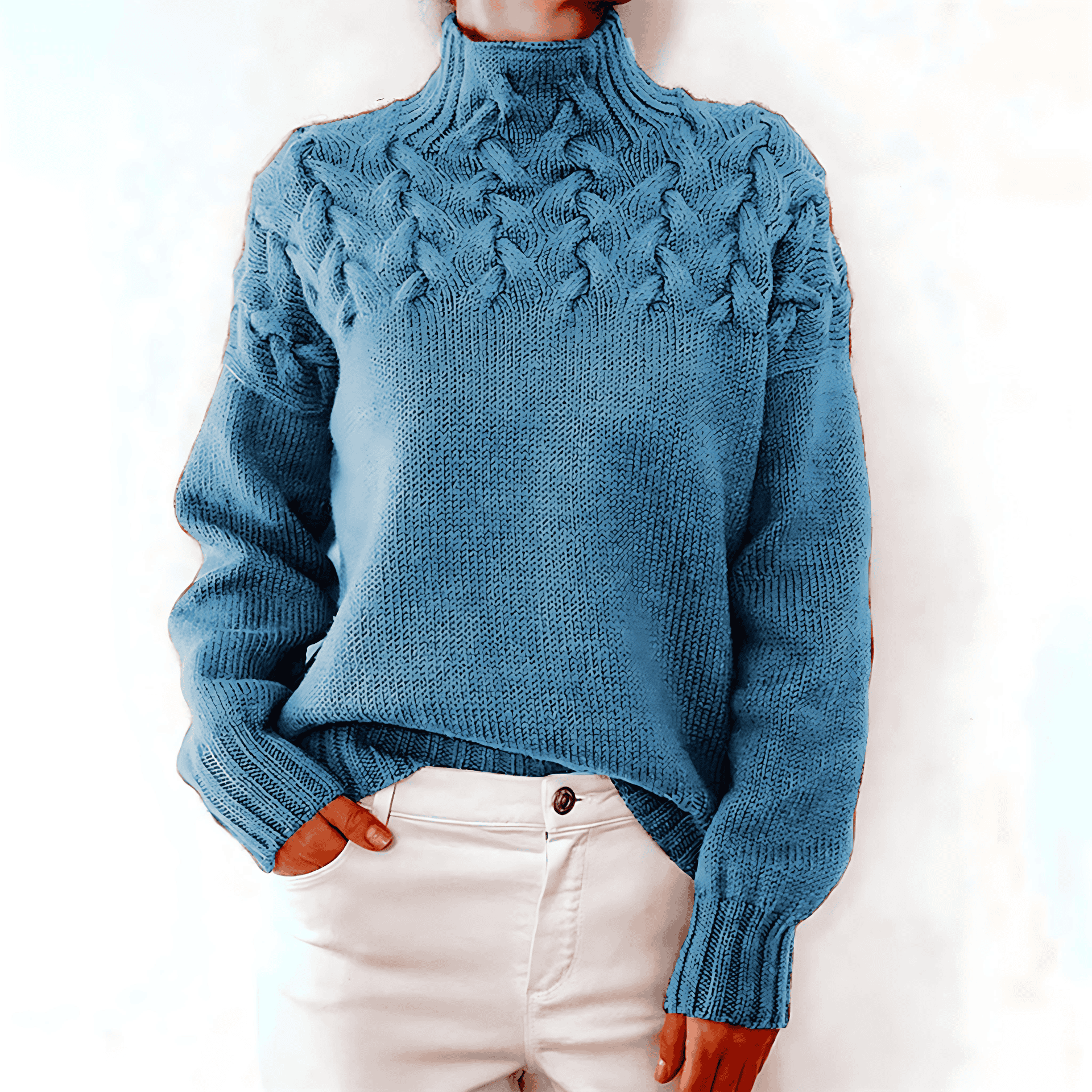 Studio Harvyn | Women - Winter Knitted Jumper - Turtleneck