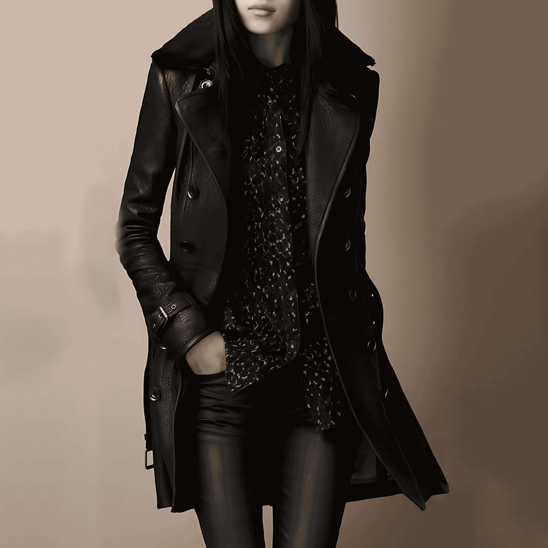 Studio Harvyn | Women - Winter Trench Coat - Double-Breasted